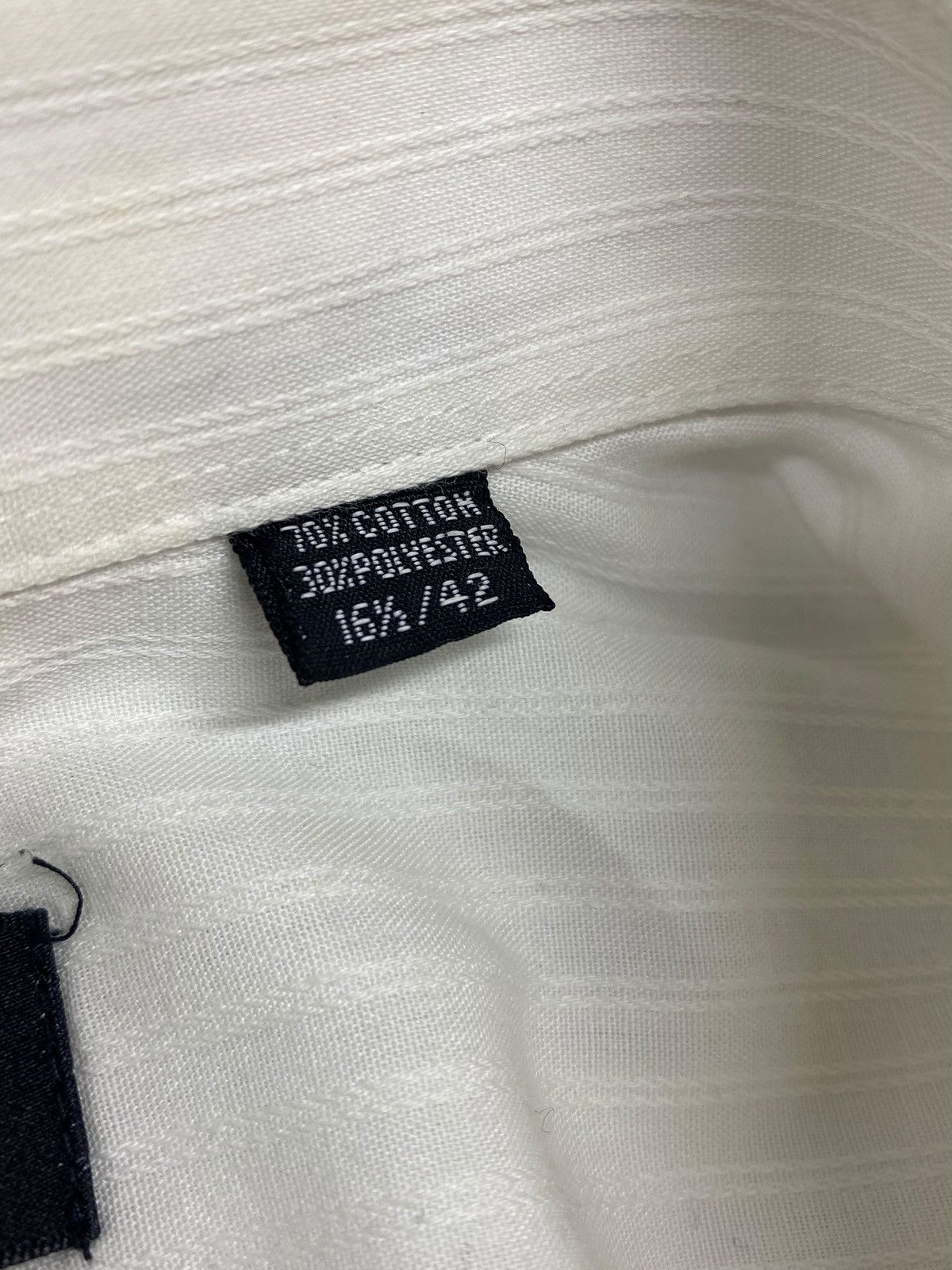 Christian Dior Monsieur Vintage 90s Christian Dior Monsieur White Striped Shirt Size US L / EU 52-54 / 3 - 15 Thumbnail