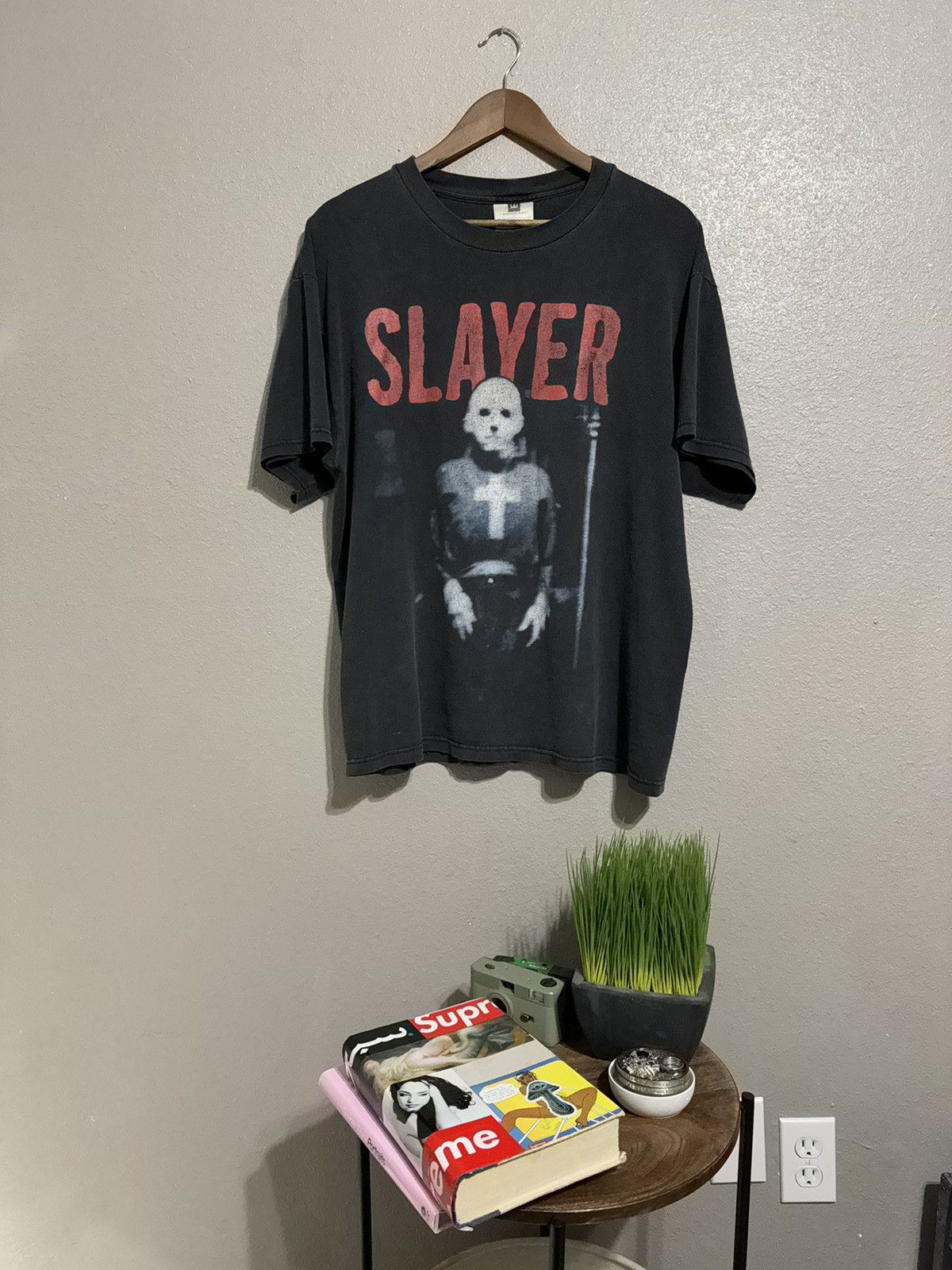 Slayer × Vintage Vintage 90s Slayer Diablous in Musica 1998 Size US L / EU 52-54 / 3 - 1 Thumbnail