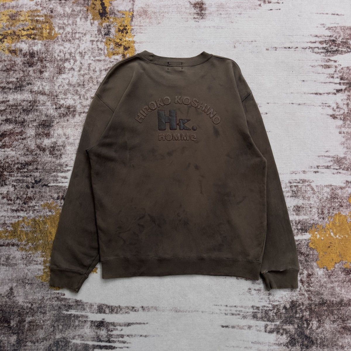 Hiroko Koshino Homme VINTAGE HIROKO KOSHINO HOMME EMBROIDERY LOGO TIE DYE Size US M / EU 48-50 / 2 - 2 Thumbnail