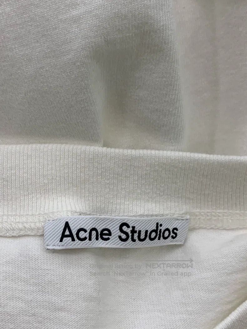 Acne Studios Acne Studios White lettering short-sleeve T-shirt Size XS / US 0-2 / IT 36-38 - 4 Thumbnail
