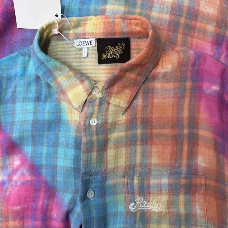 Loewe Loewe Ombre Checkered Shirt Jacket Size XS / US 0-2 / IT 36-38 - 4 Thumbnail