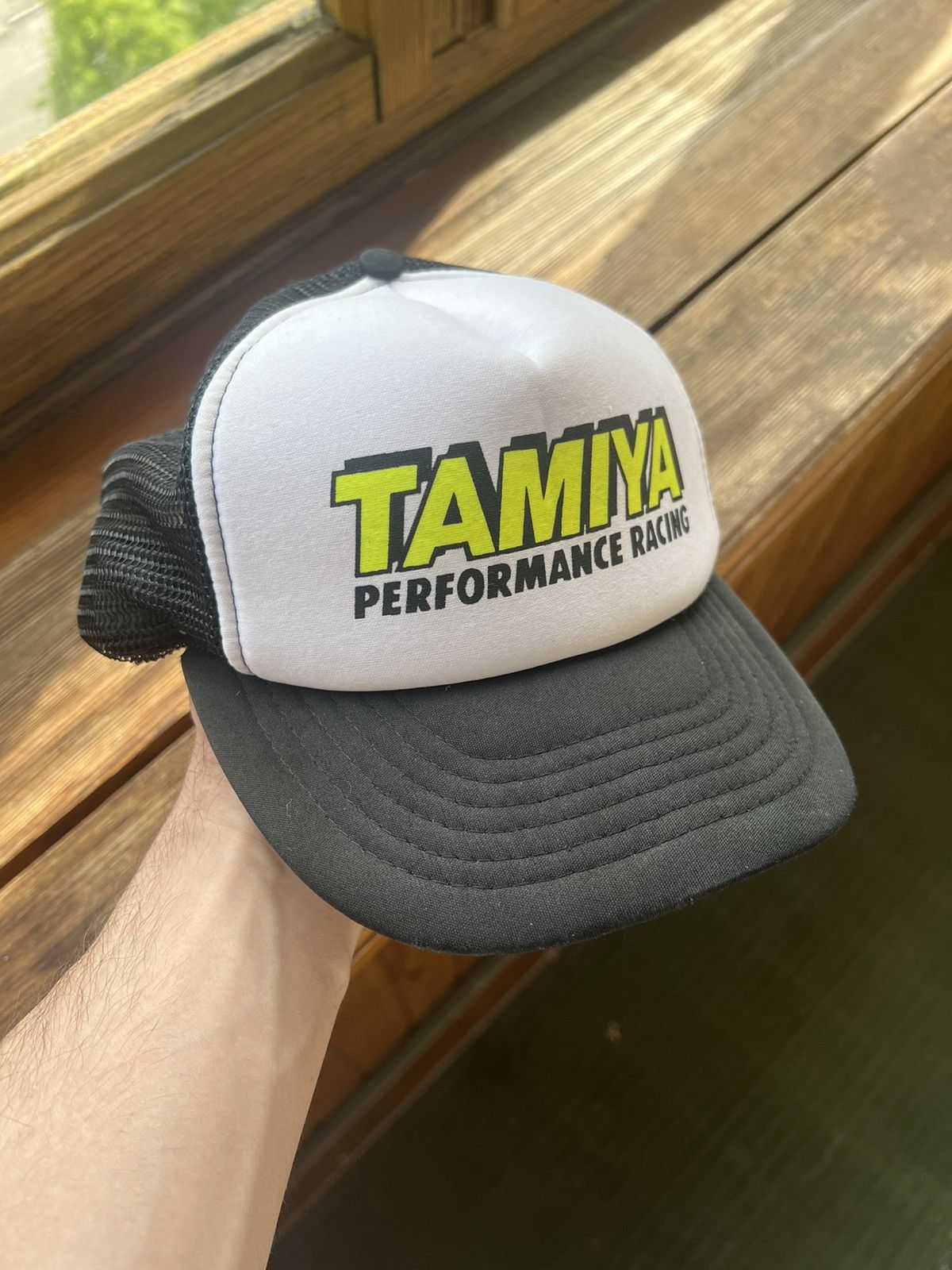 Japanese Brand Vintage Racing TAMIYA Trucker Hat Y2K Cap Size ONE SIZE - 6 Thumbnail
