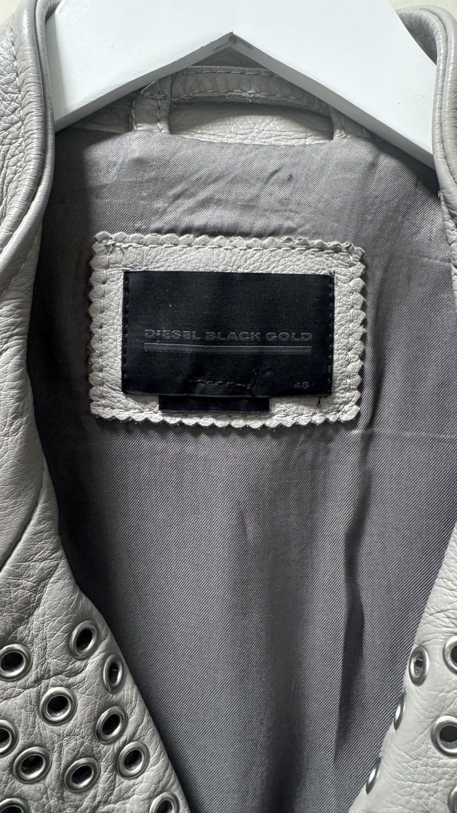 Diesel Black Gold Diesel Black Gold Leather Jacket Size 48 Size US M / EU 48-50 / 2 - 2 Thumbnail