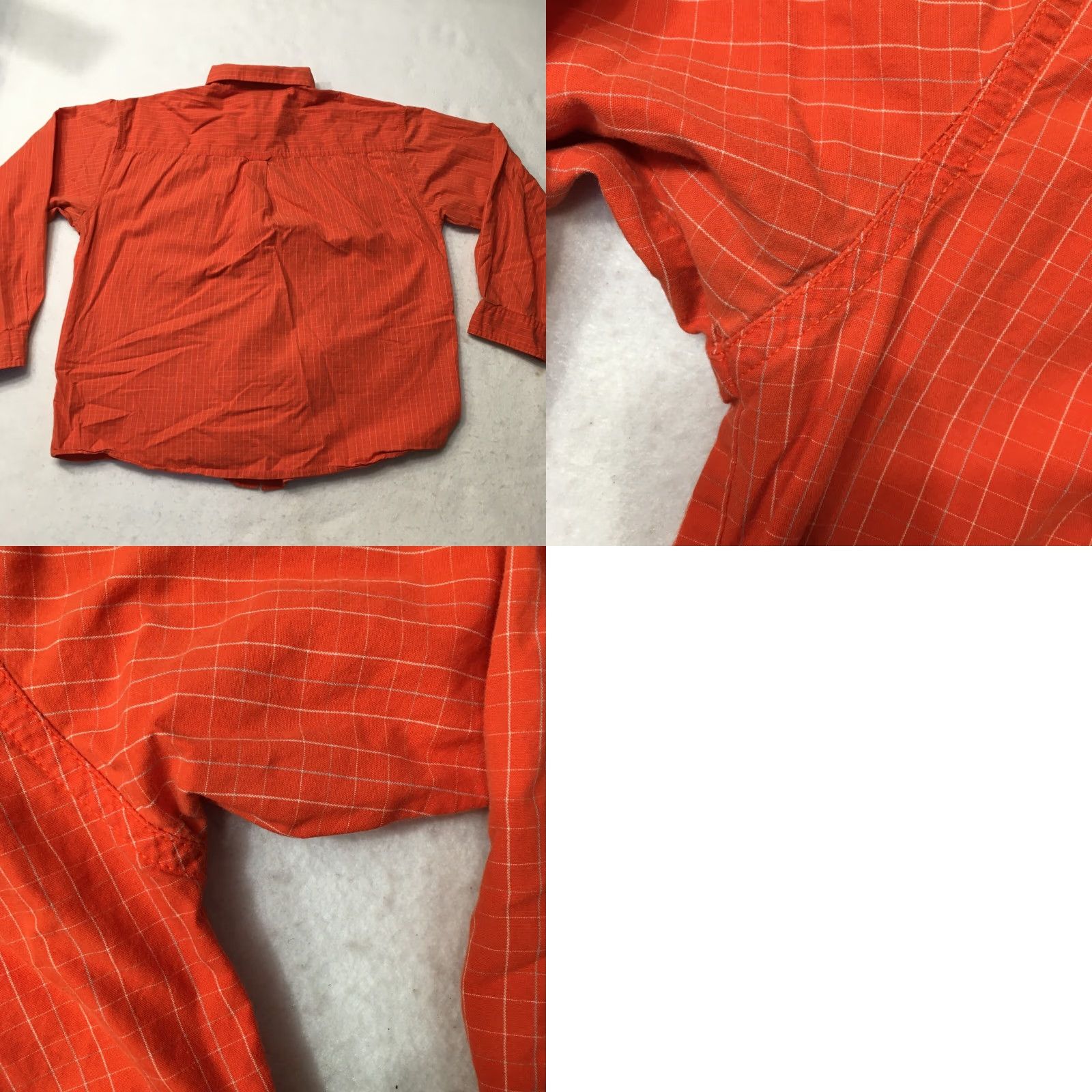 NCAA ncaa Shirt Mens Orange long Sleeve OSU Oklahoma State stripe check logo patch Size US L / EU 52-54 / 3 - 8 Thumbnail