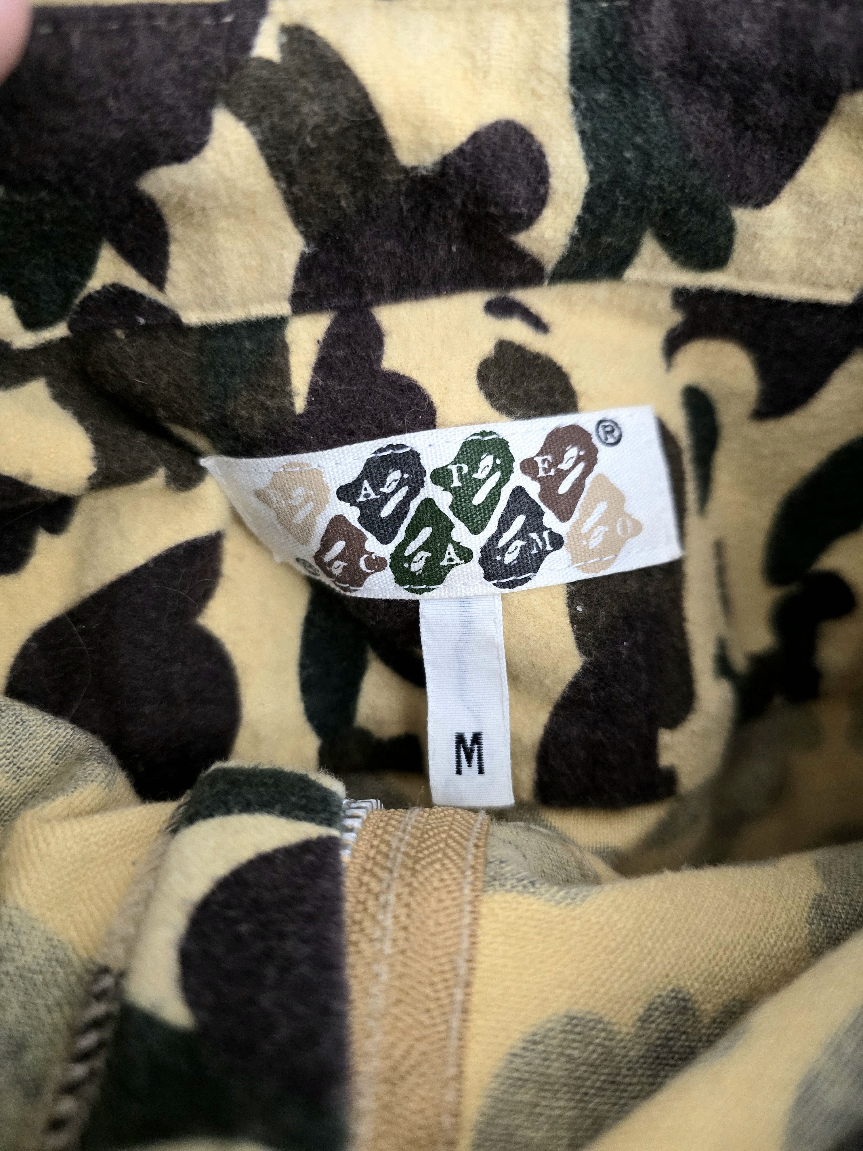 Nigo Vintage 90s BAPE 1st Camo Quarter Zip Shirt – Nigo Era Size US M / EU 48-50 / 2 - 4 Thumbnail