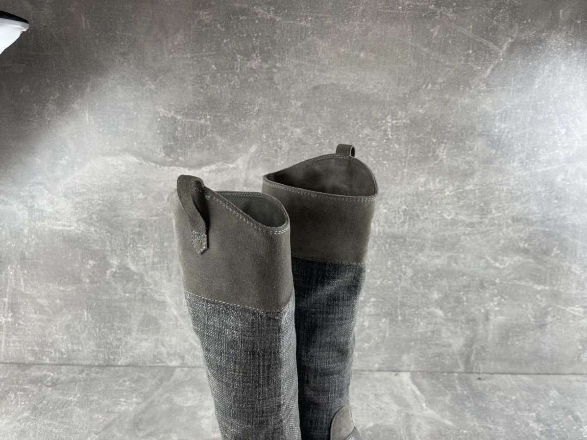 Brunello Cucinelli Brunello Cucinelli Tall Riding Archive Suede Riding Boots Size US 7 / IT 37 - 3 Thumbnail