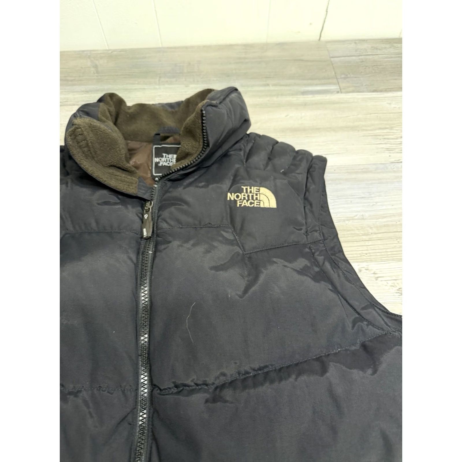The North Face The North Face 600 Fill Down Puffer Vest Mens L Black Logo Quilted Full Zip Stand-Up Collar Insulated Lined Pockets Zipper Size US L / EU 52-54 / 3 - 5 Thumbnail