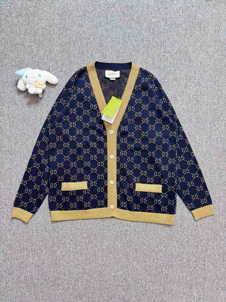 Gucci Logo Knit Cardigan in New Condition-2506