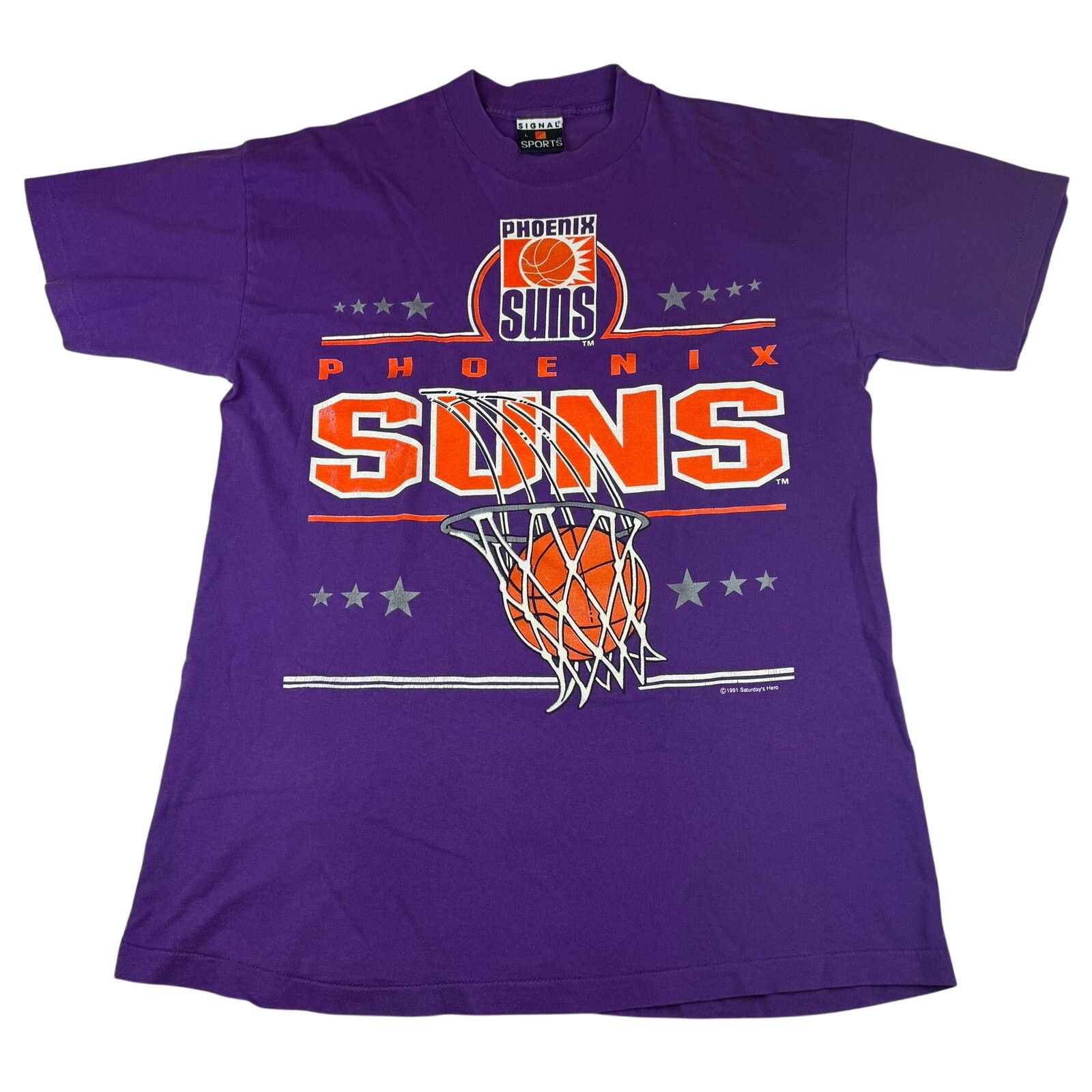 Other Vintage 1991 Phoenix Suns Signal Sports T-Shirt Size L Size US L / EU 52-54 / 3 - 1 Thumbnail
