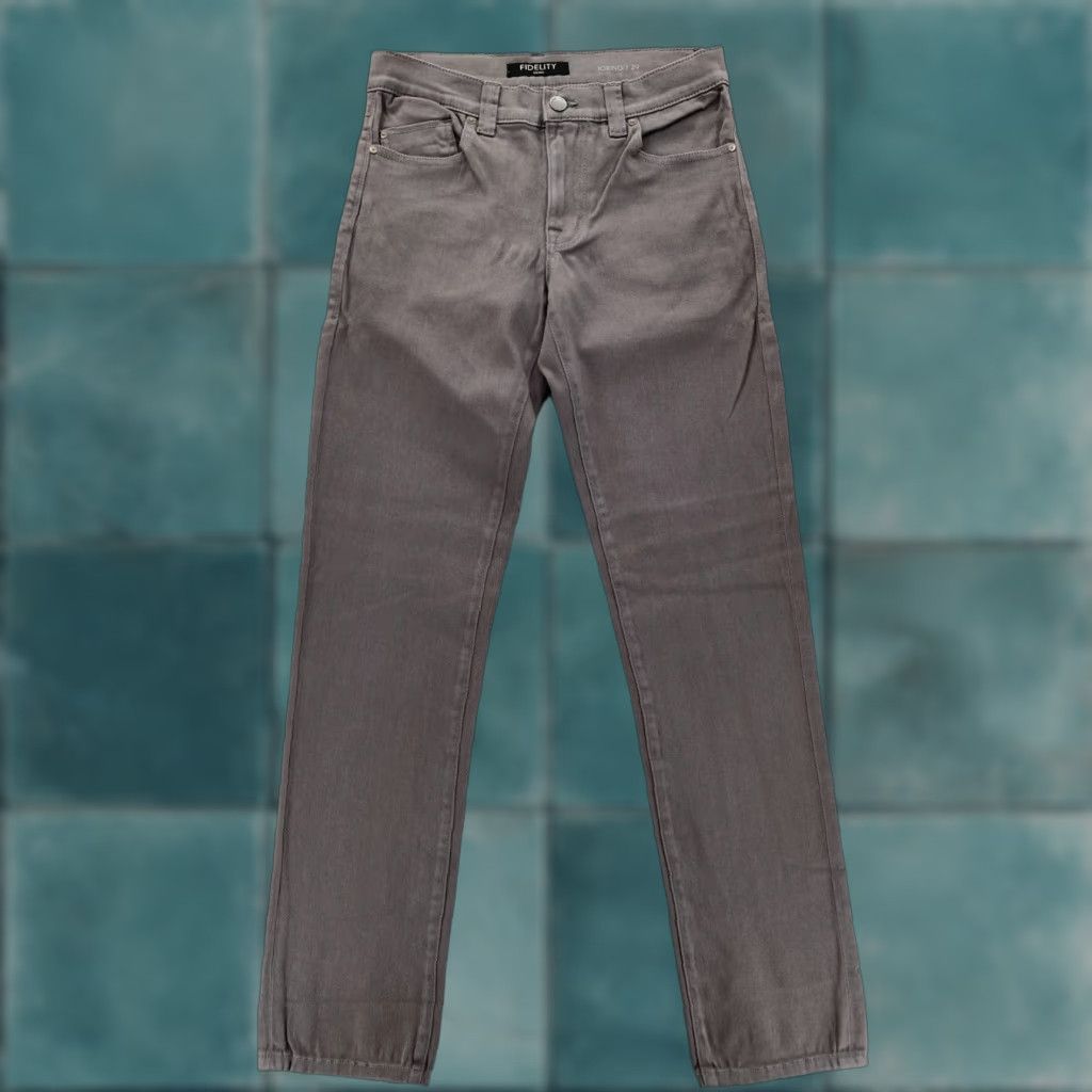 Vintage Fidelity Denim Torino Jeans Mens 29x34 Slim Fit Charcoal Gray Stretch Denim NWT Size US 29 - 1 Thumbnail