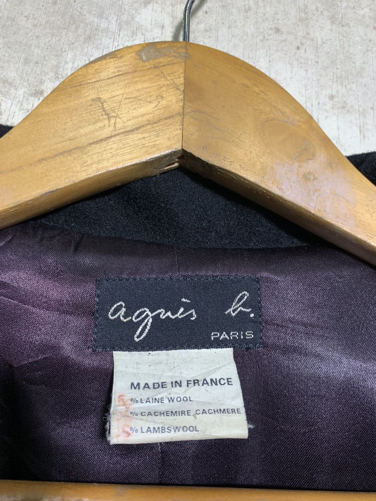 agnes b. 🔥AGNES B. CASHMERE OVERCOATS JACKET Size M / US 6-8 / IT 42-44 - 8 Thumbnail