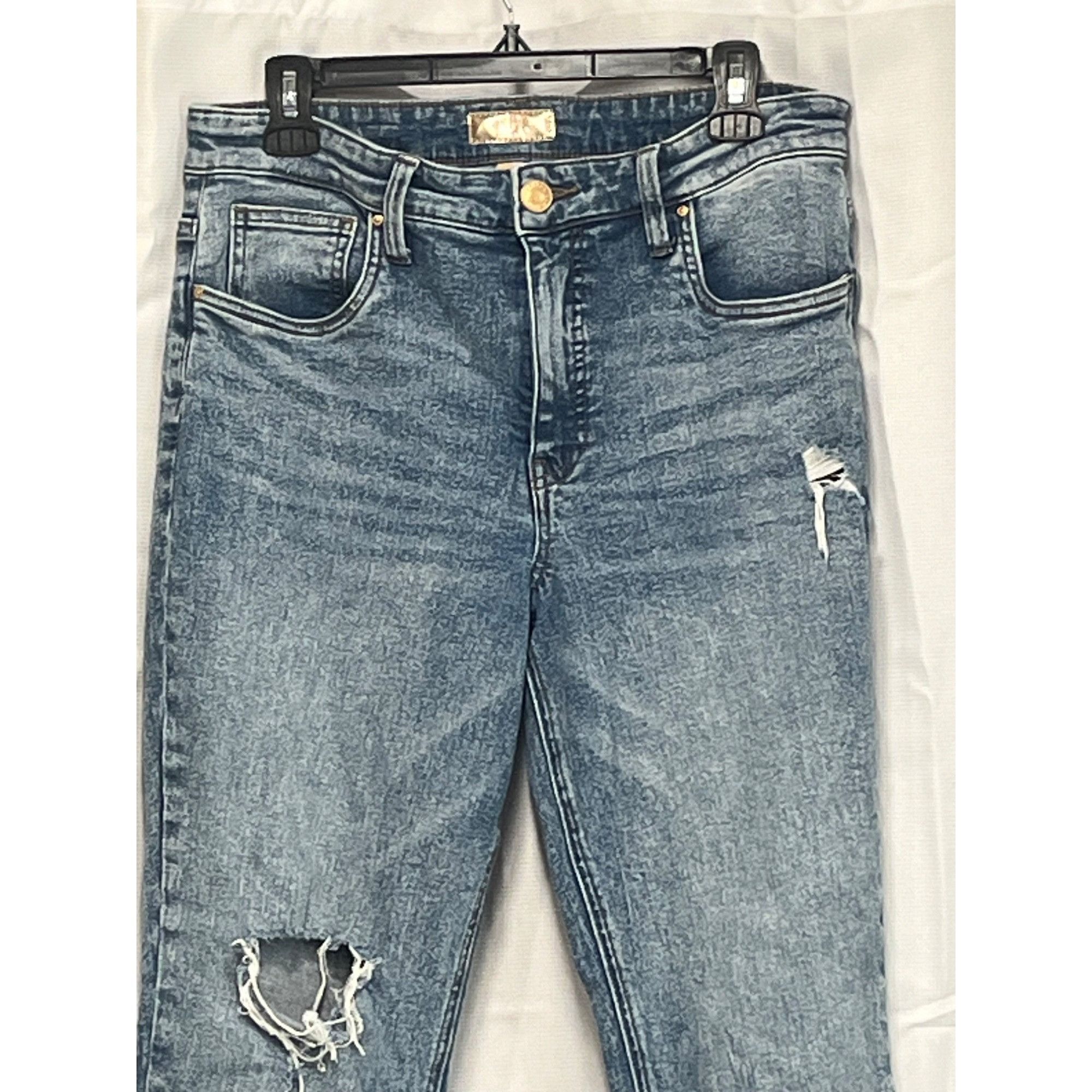 Other Kut from the Kloth Rachel Fab Ab Mom’s Destroyed cuffed Crop Size 32" / US 10 / IT 46 - 3 Thumbnail