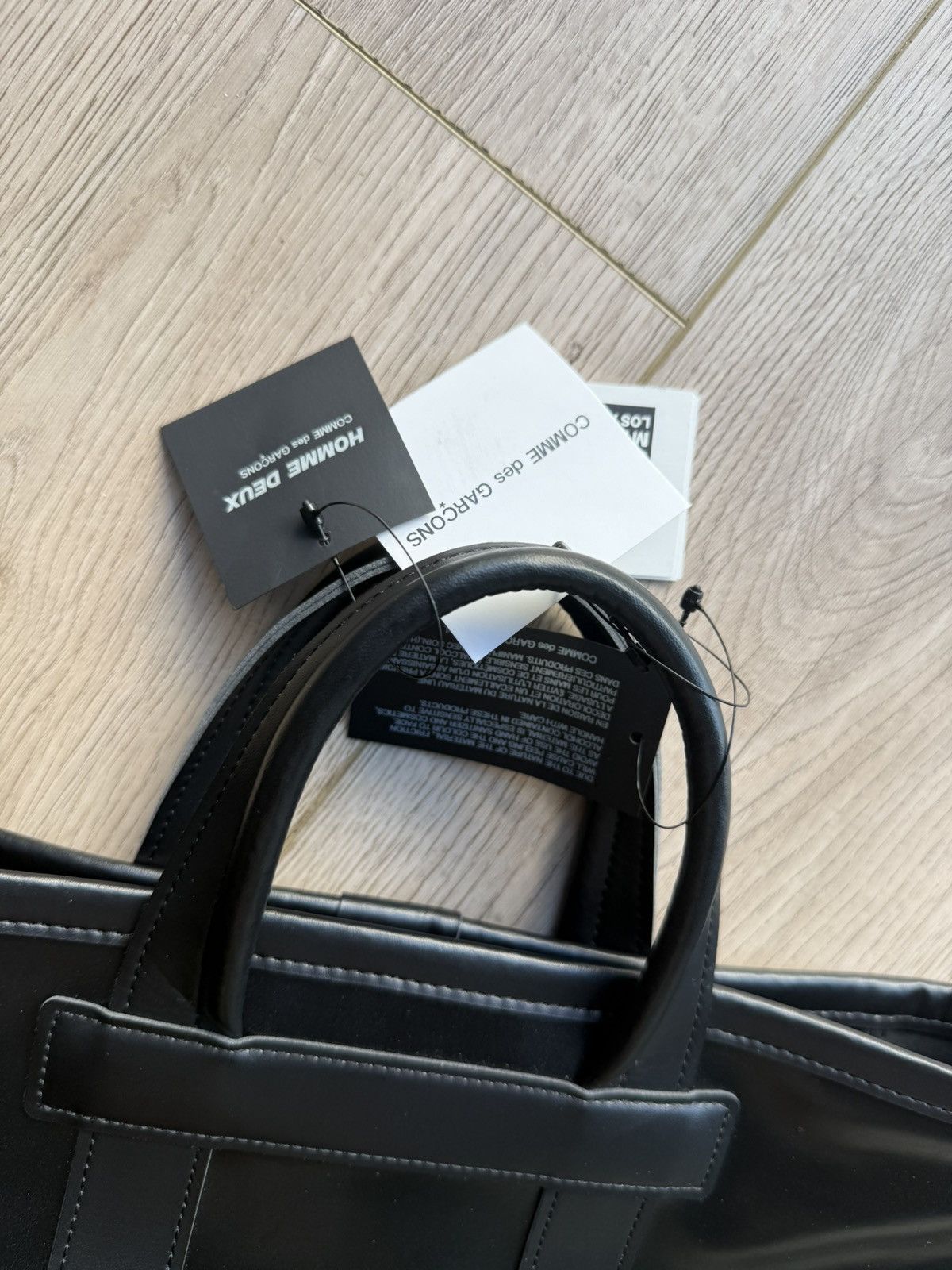 Comme des Garcons Comme des garçon homme deux leather tote Size ONE SIZE - 4 Thumbnail