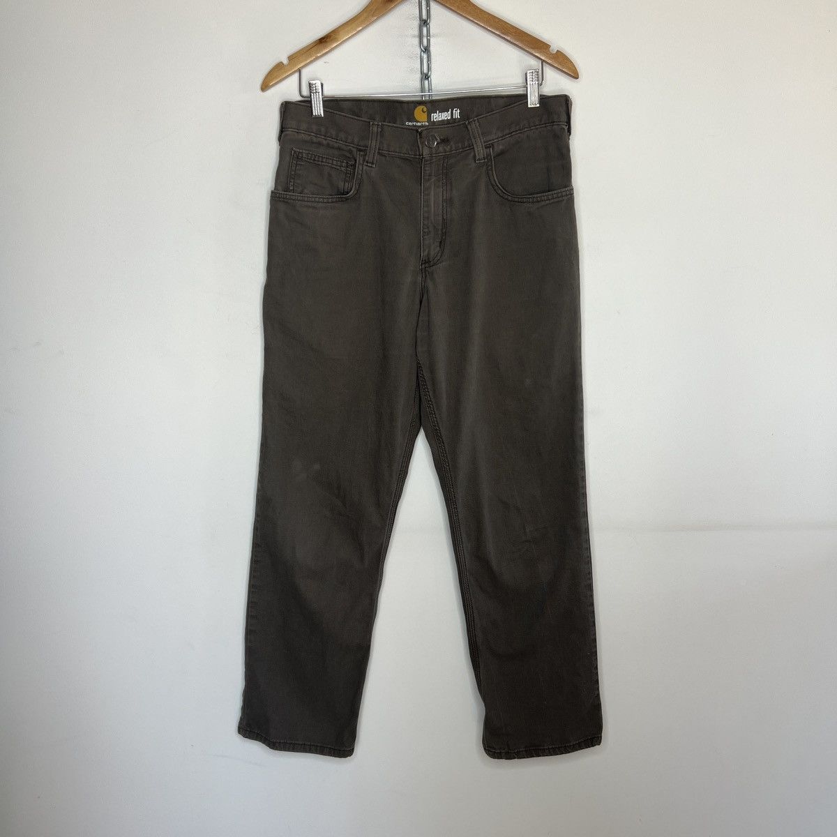 Carhartt Vintage Moss Green Brown Carhartt 32x30 Size US 32 / EU 48 - 2 Thumbnail