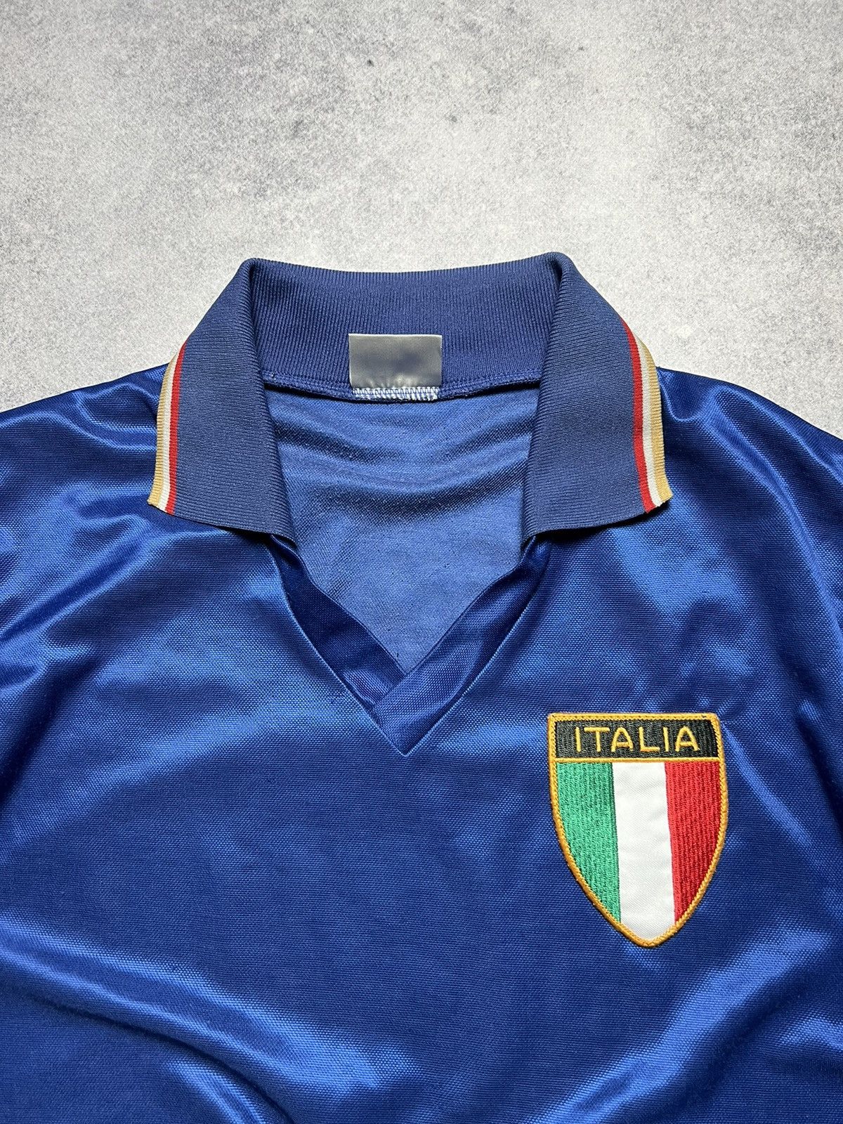 Vintage Vintage Retro Replica Italy 80s Soccer Blockcore Style Tee Size US L / EU 52-54 / 3 - 5 Thumbnail