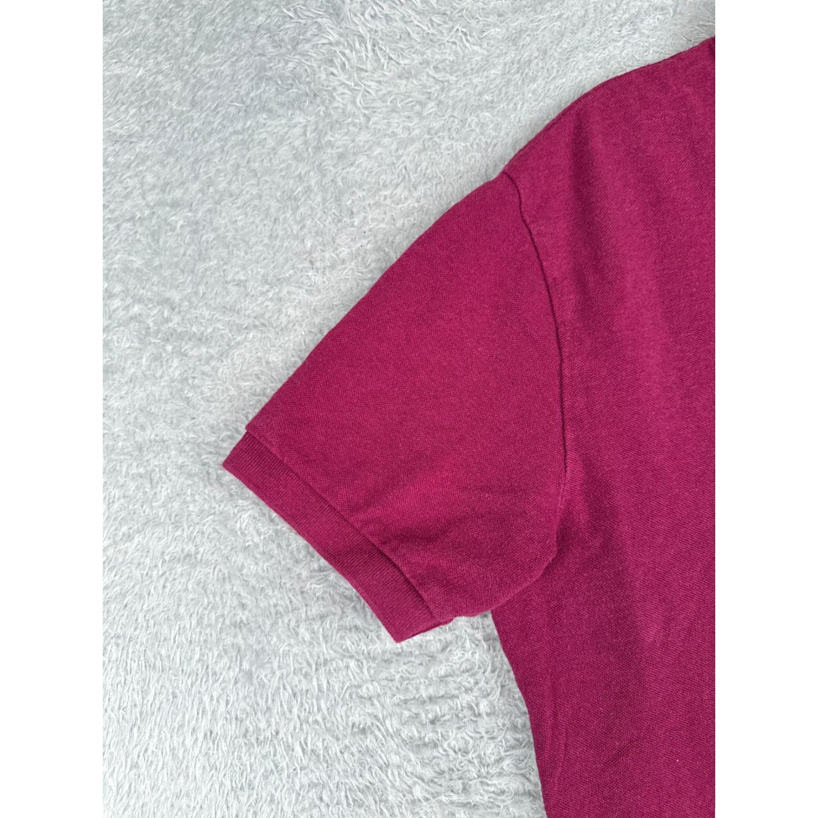 Ralph Lauren Ralph Lauren Polo Shirt Men Large Megenta 100% Cotton Classic Fit Size US L / EU 52-54 / 3 - 3 Thumbnail