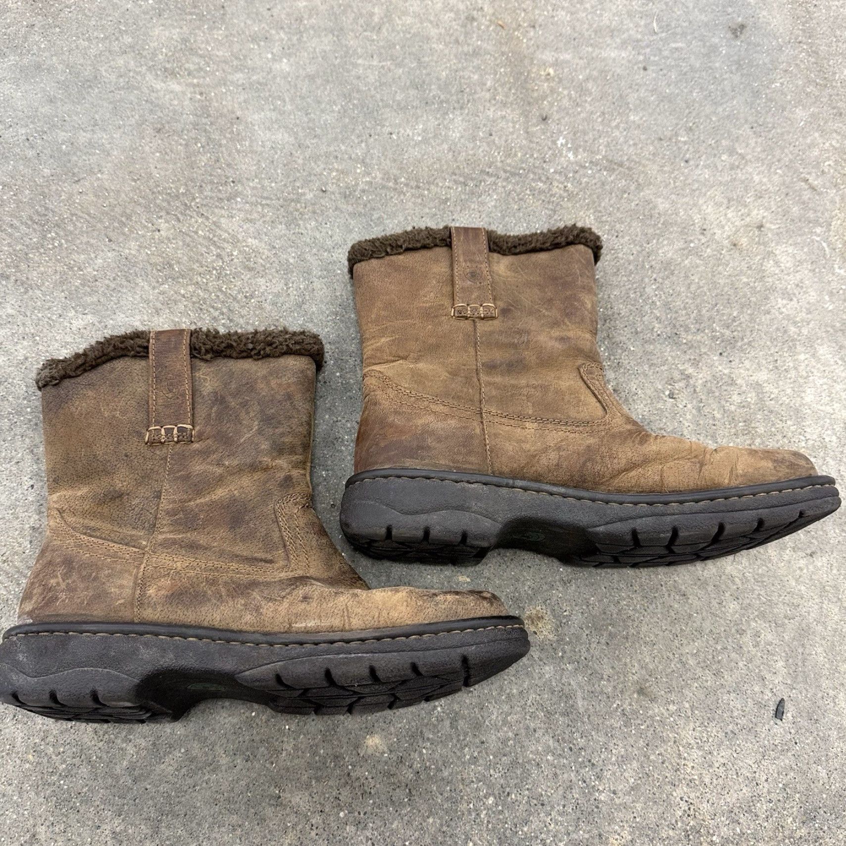 Ariat Ariat Leather Shearling Lined Ankle Boots Brown Winter Outdoor Womens Size 8.5B Size US 6 / IT 36 - 2 Thumbnail