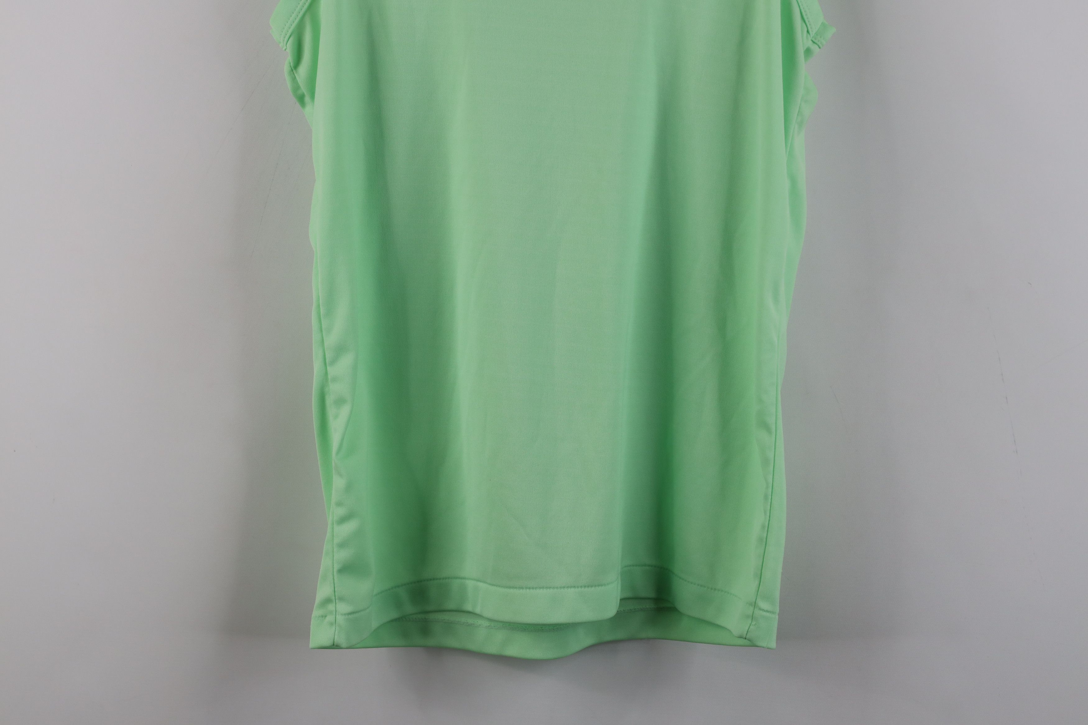 Vintage Vintage 70s Streetwear Knit Tank Top T-Shirt Light Green Size L / US 10 / IT 46 - 9 Thumbnail