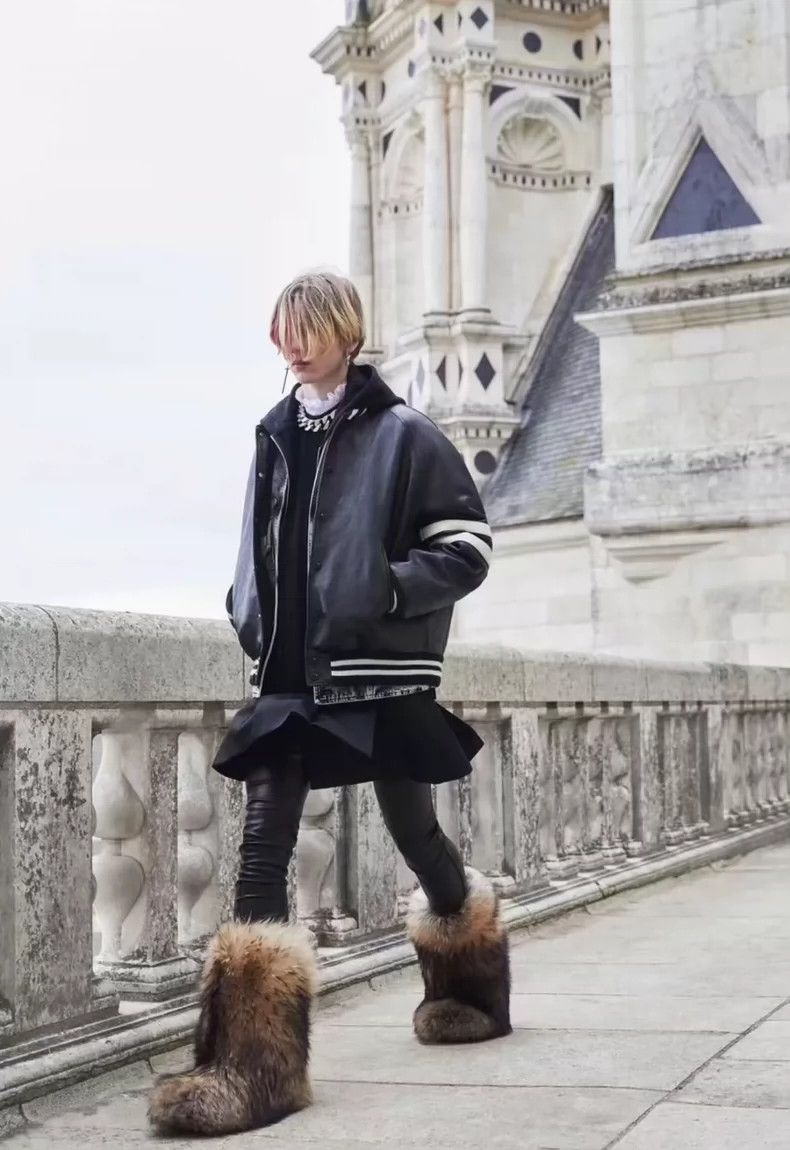 Celine Celine size US 46 21FW Show Sheepskin Slogan Leather Pants Size US 30 / EU 46 - 9 Thumbnail