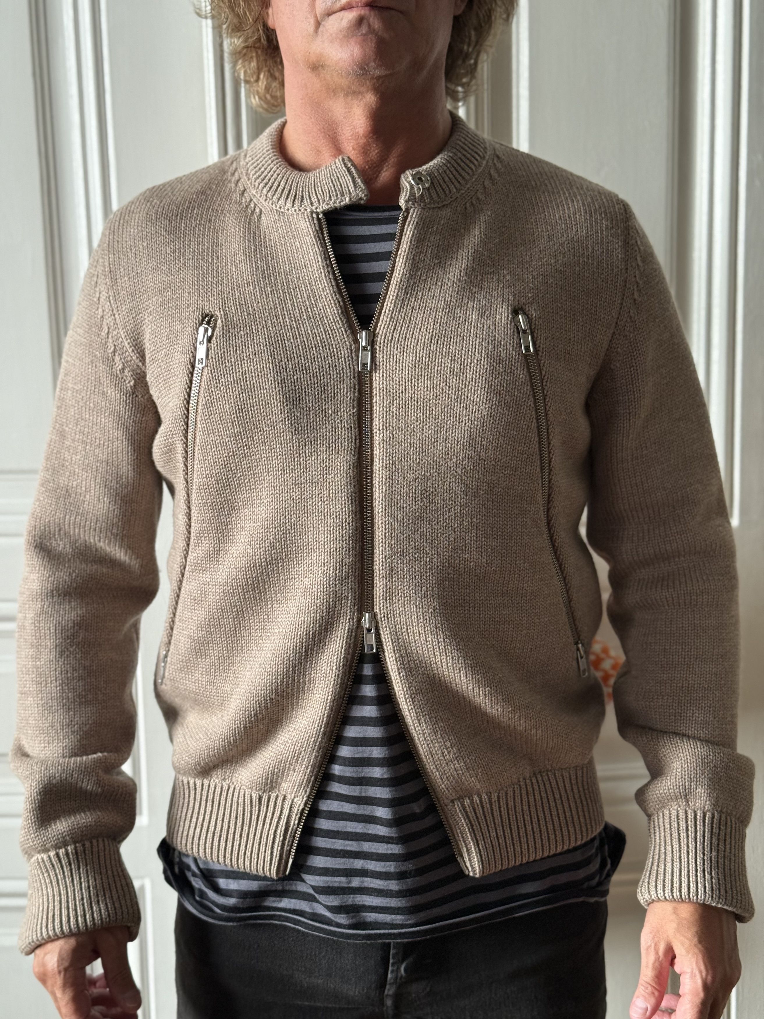 Maison Margiela Maison Margiela SIZE -L Zip Cardigan Size US L / EU 52-54 / 3 - 2 Thumbnail