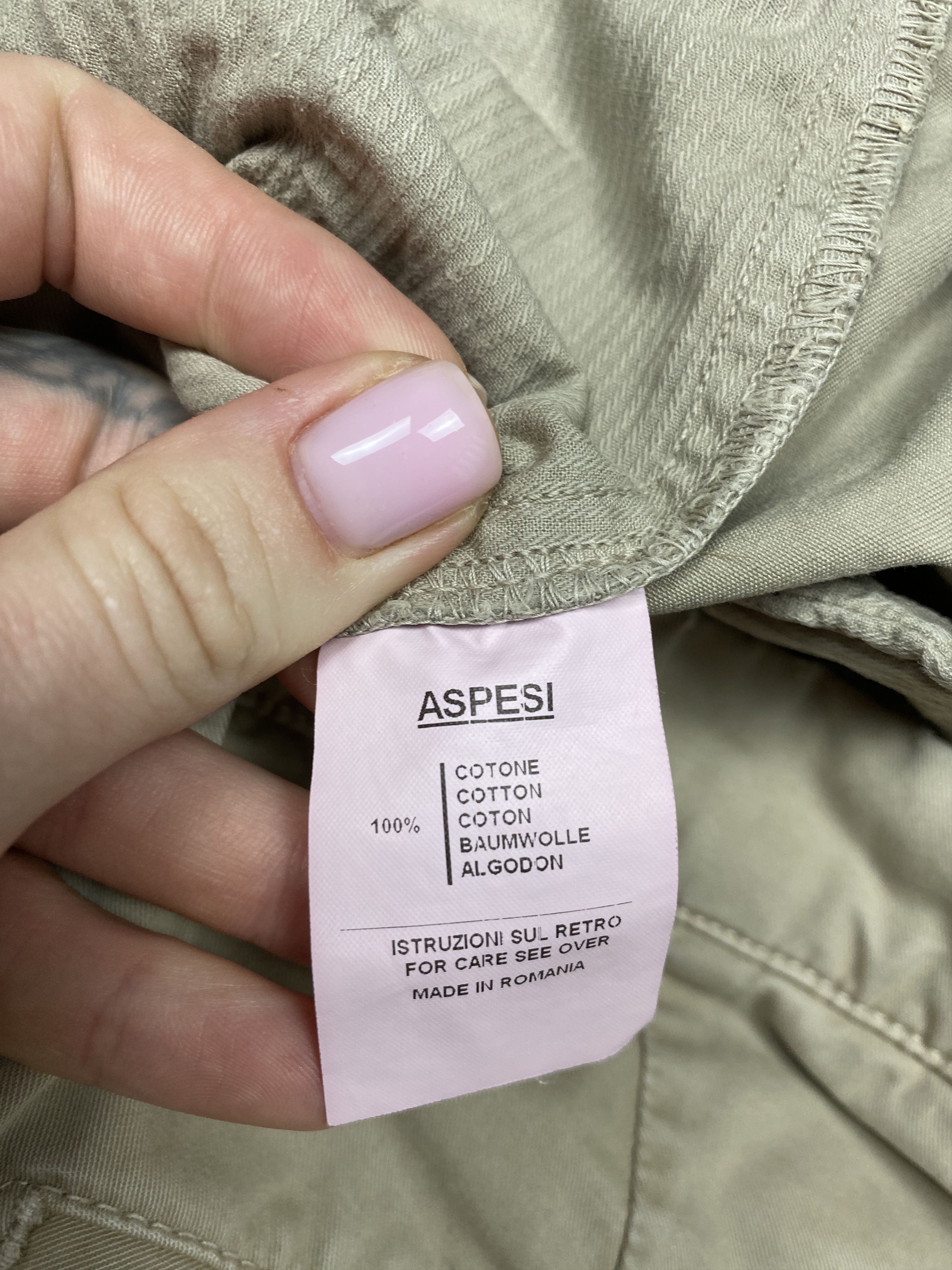Aspesi × Vintage Aspesi Vintage Mens Chino Pants Size US 36 / EU 52 - 6 Thumbnail