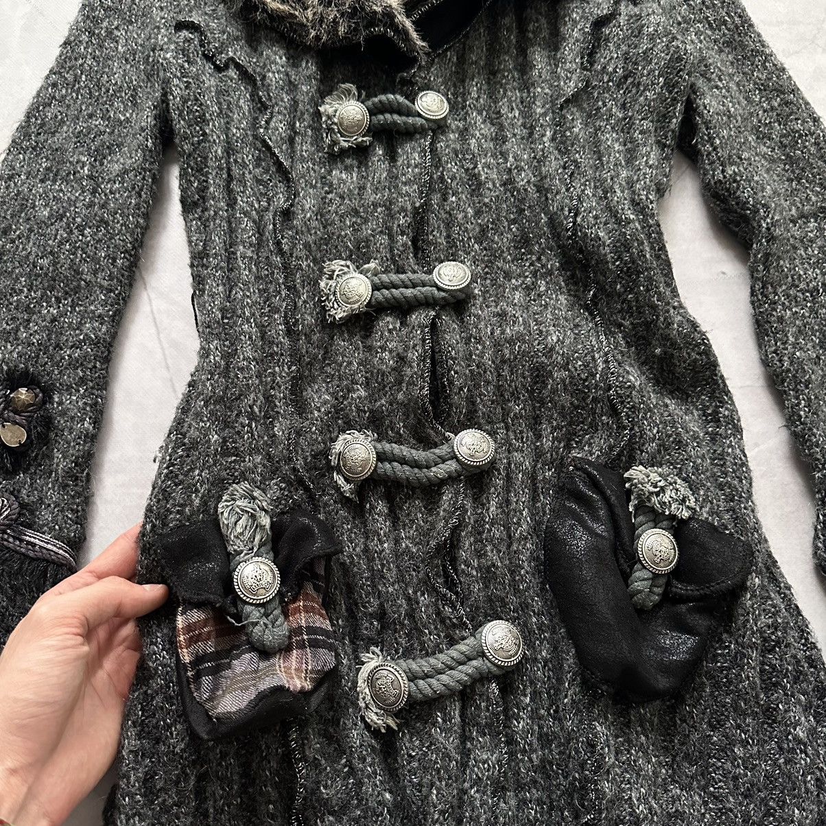 Hysteric Glamour × Undercover Gothic Napoleon Faux Fur Cardigan Sweater Sarah Pacini Vibe Size M / US 6-8 / IT 42-44 - 8 Thumbnail