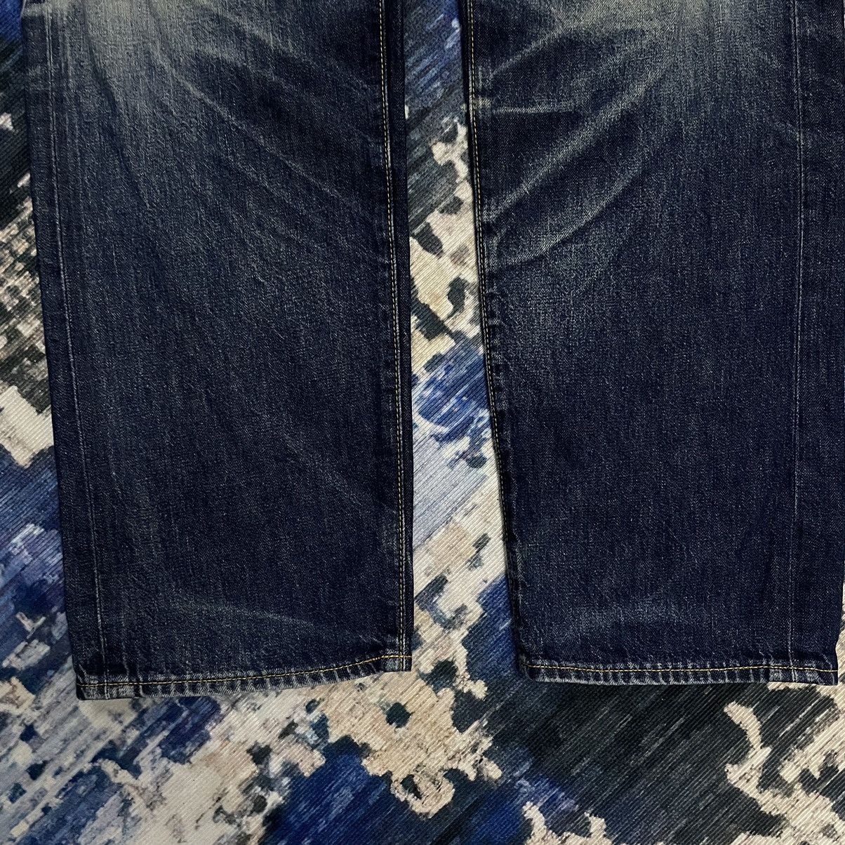 GU × Undercover 🇯🇵 GU Straight Baggy Distressed Undercover Style Indigo Denim Size US 35 - 6 Thumbnail