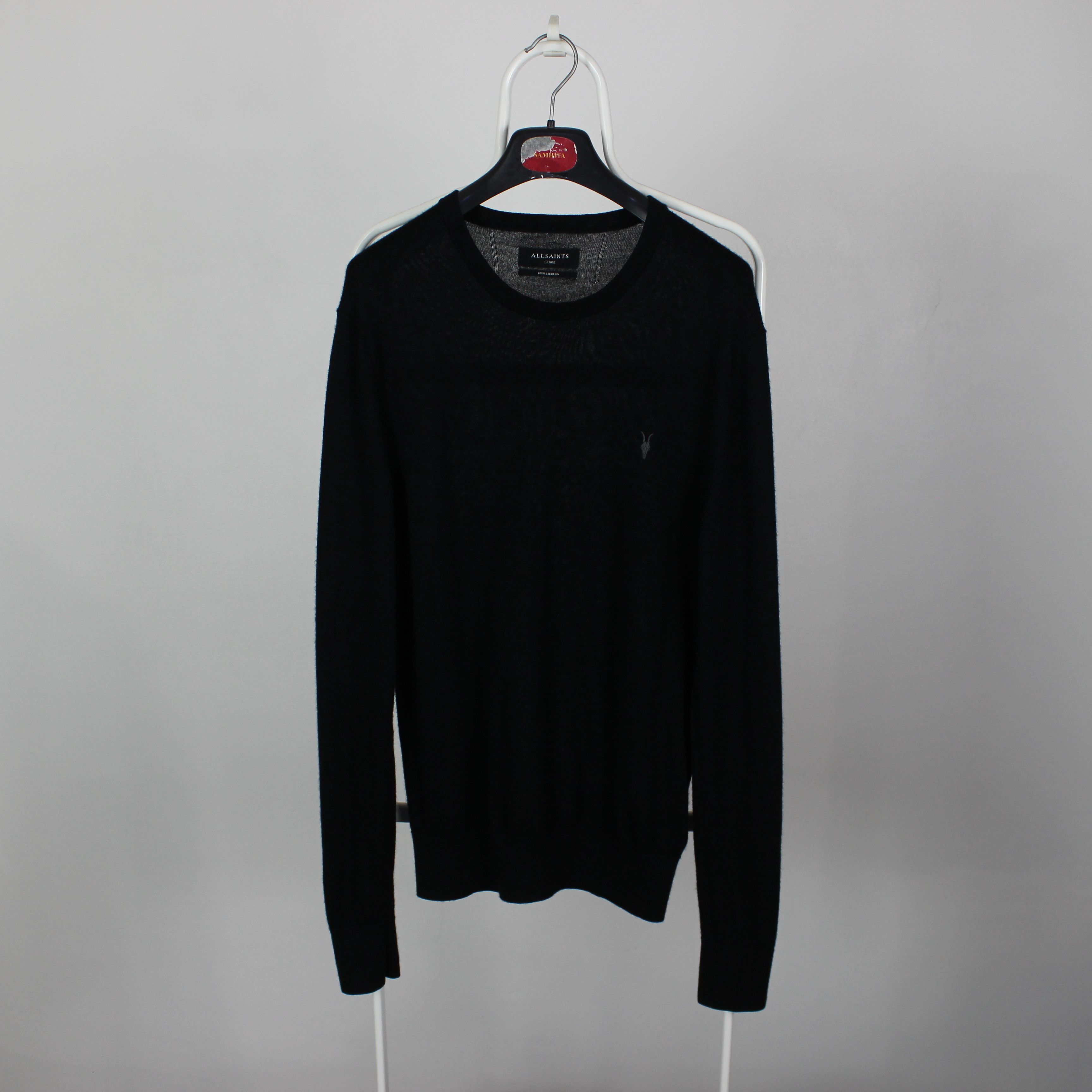 Allsaints allsaints sweater men wool M L black Mode Merino Crew Size US L / EU 52-54 / 3 - 3 Thumbnail