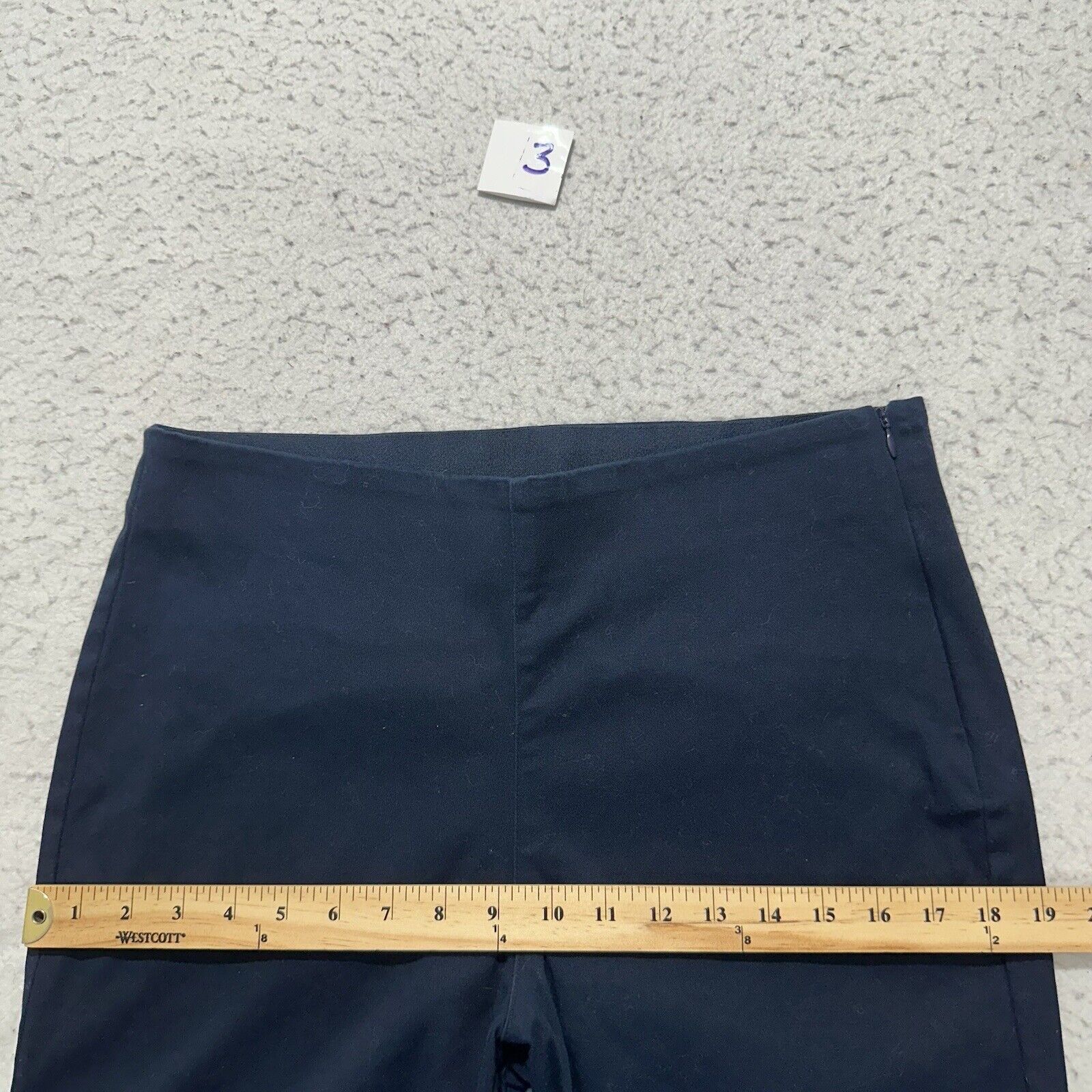 Old Navy Old Navy 12 Blue Flat Front Dress Pants High Rise 27" Inseam Size 34" / US 12 / IT 48 - 10 Thumbnail