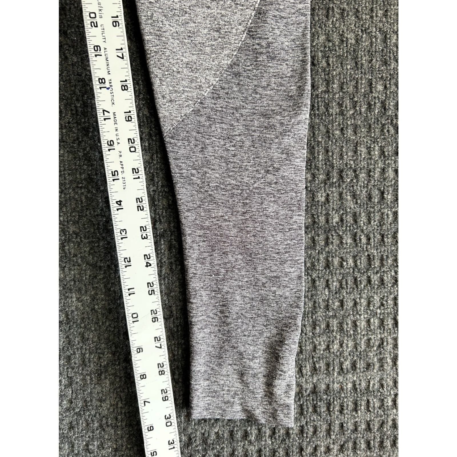 Gymshark Gymshark Flex Leggings Women M Gray Two tone Seamless Contour Fit Athletic Sportswear Yoga Gym & Training Size 32" / US 10 / IT 46 - 4 Thumbnail