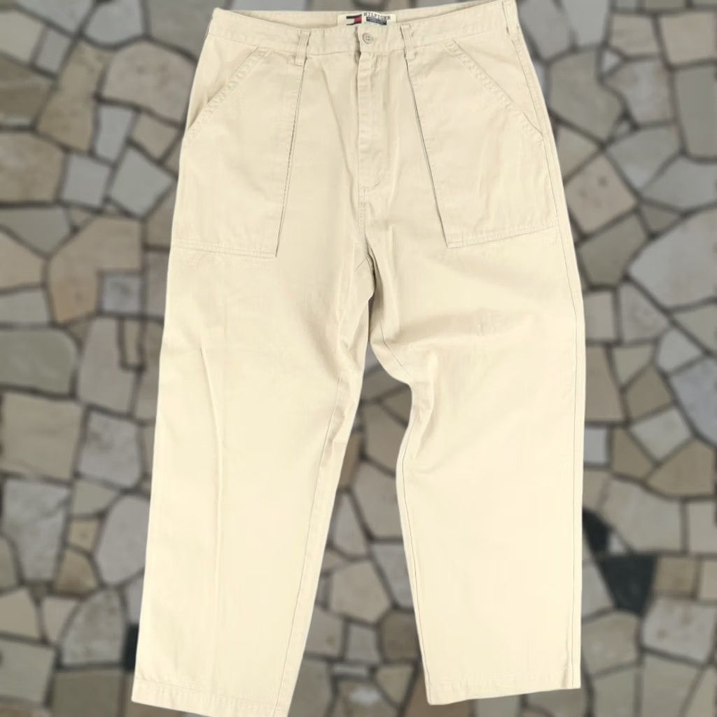 Tommy Hilfiger Tommy Hilfiger Pants Chino Men's 38 Tan Cotton Canvas Painter Size US 38 / EU 54 - 1 Thumbnail