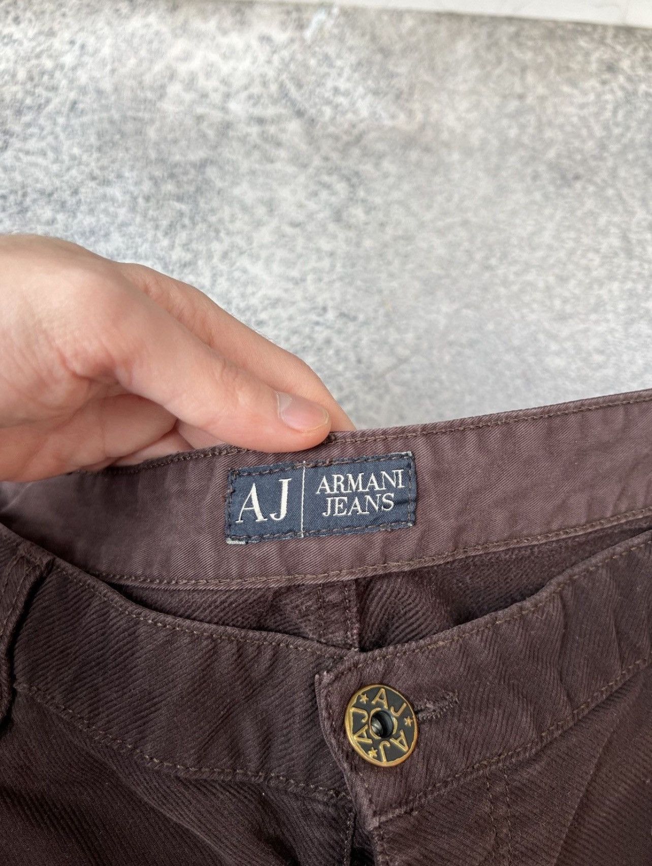Armani Vintage Armani Jeans Brown Streetwear Pants Size US 38 / EU 54 - 7 Thumbnail