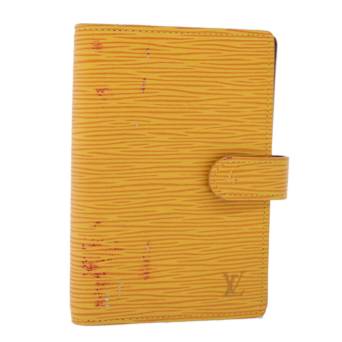 LOUIS VUITTON Epi Agenda PM Day Planner Cover Yellow R20059 LV