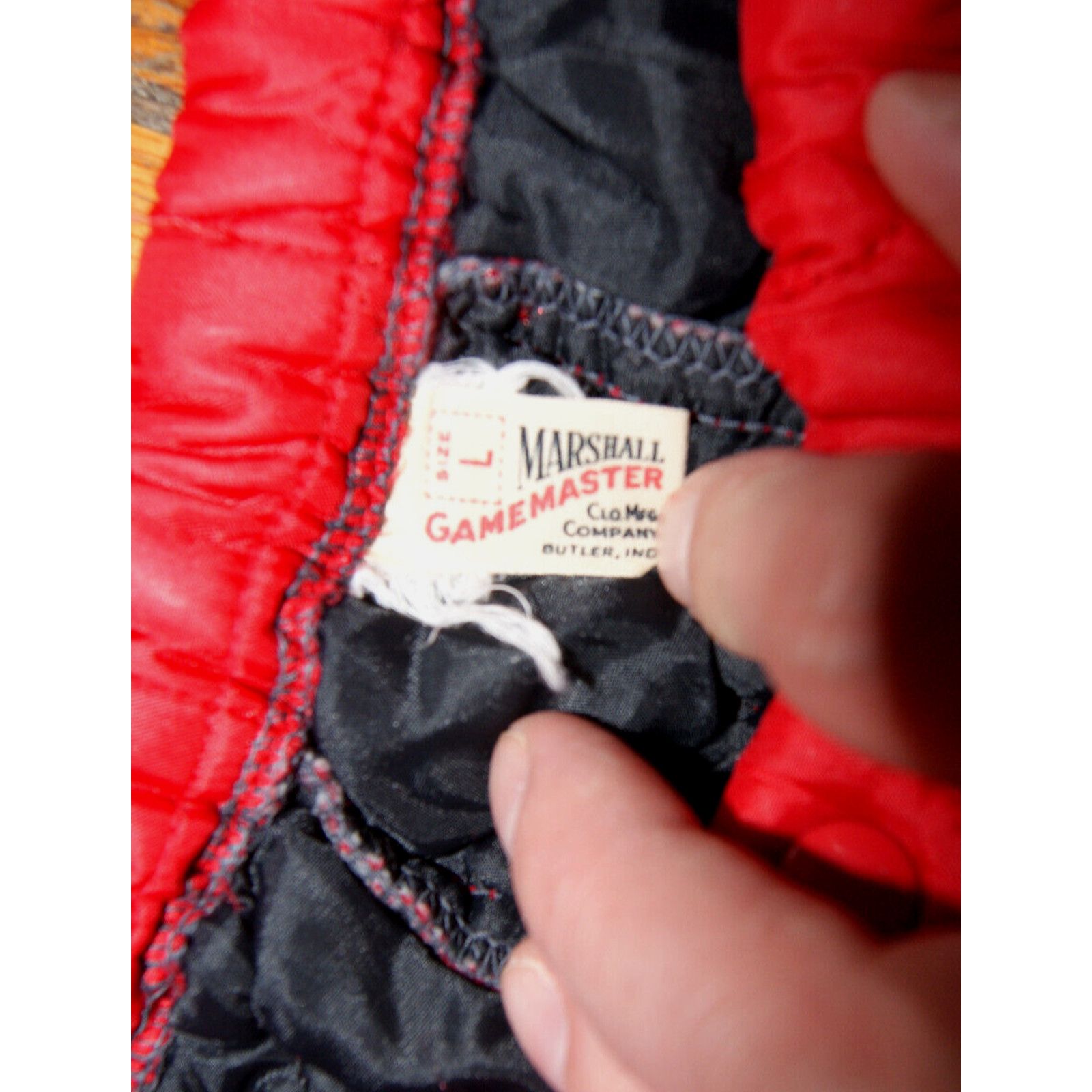 Other VTG Marshall Gamemaster Red Quilted Hunting Snow Pants Men L Size US 38 / EU 54 - 3 Thumbnail