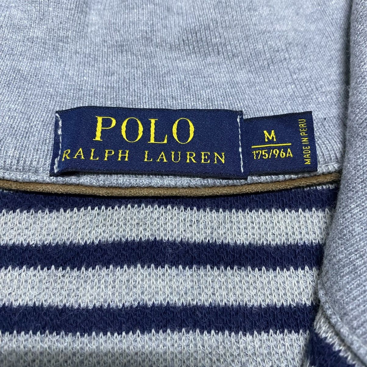 Polo Ralph Lauren Rare‼️🔥Polo Ralph Lauren Waffle knit Half Zipper T-Shirt Size US M / EU 48-50 / 2 - 5 Thumbnail