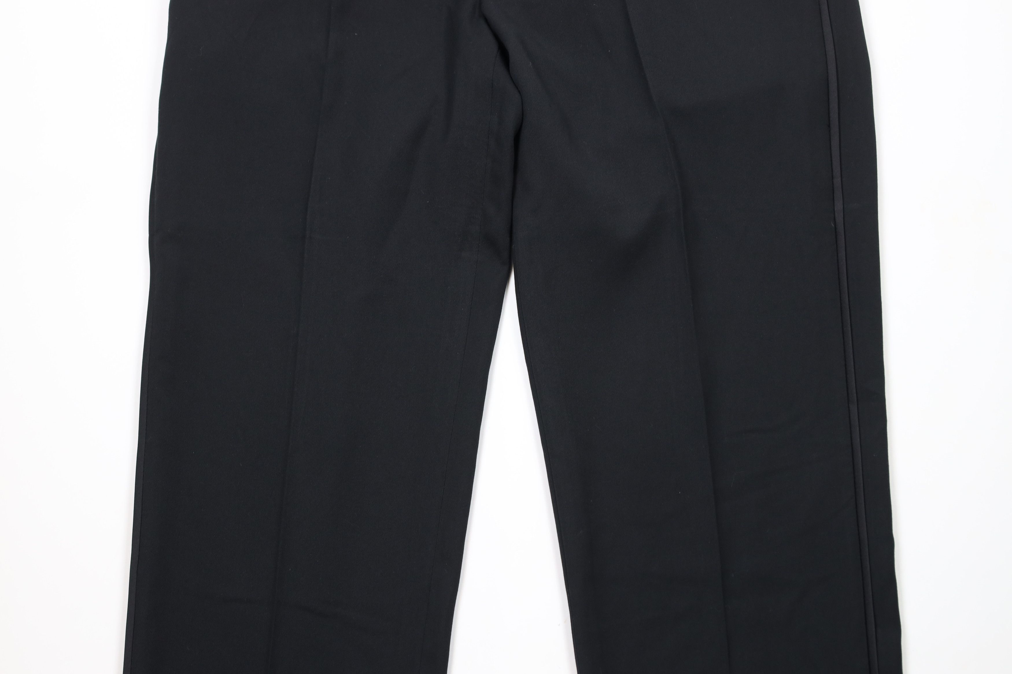 Vintage Vintage Y2K Streetwear Tuxedo Wedding Suit Pants Black Size US 36 / EU 52 - 3 Thumbnail