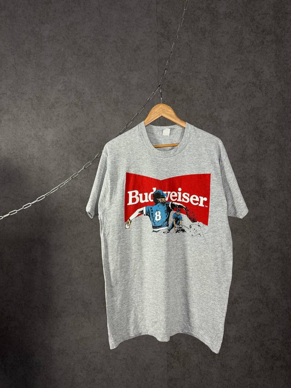 Budweiser Budweiser vintage single stitch tee Size US XL / EU 56 / 4 - 1 Thumbnail