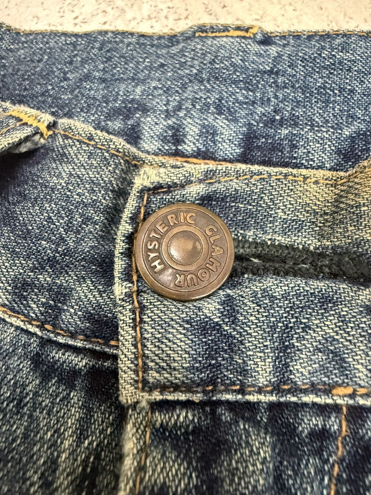 Hysteric Glamour HYSTERIC GLAMOUR Flare Heavy Stitch Boro Denim Jeans Size US 30 / EU 46 - 23 Thumbnail