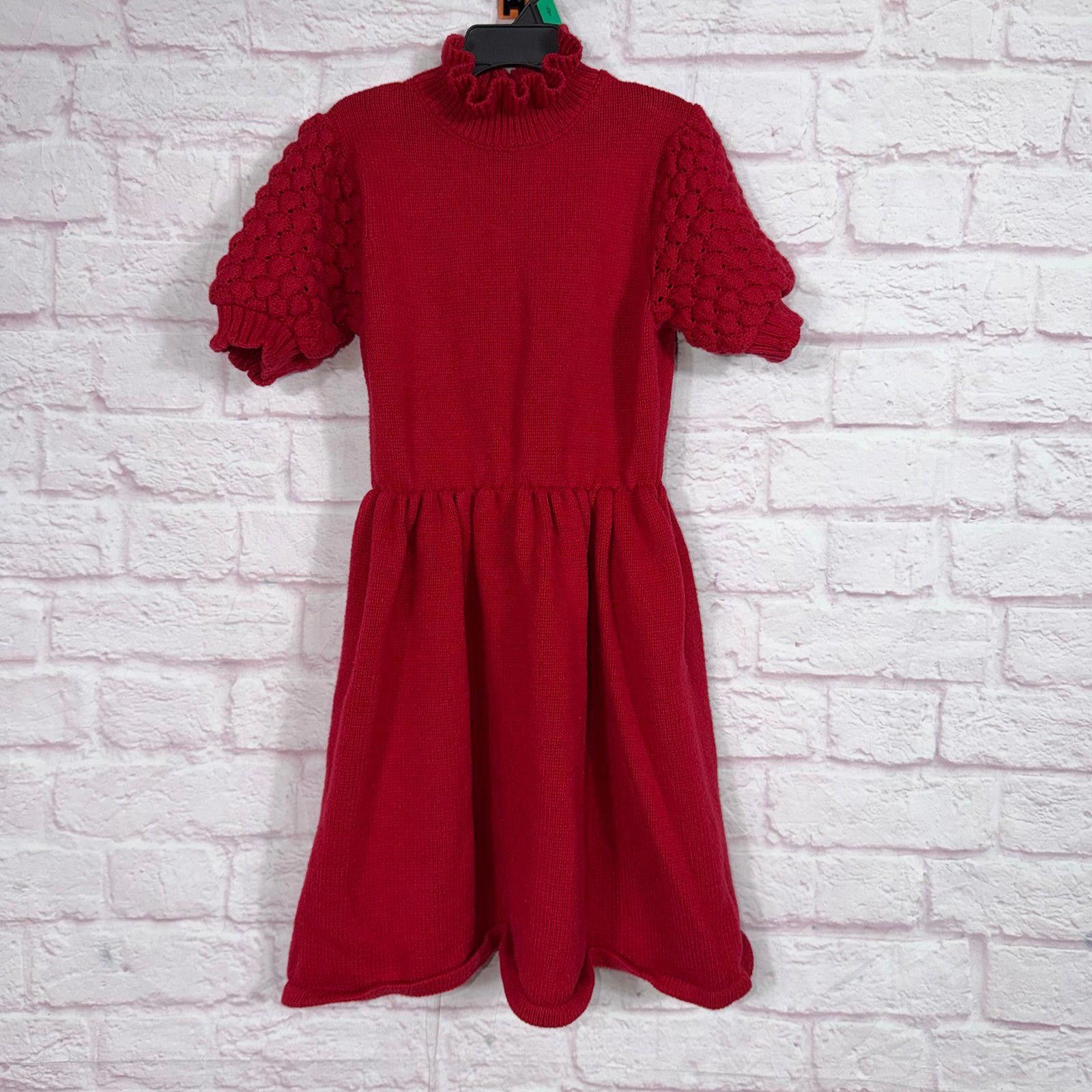 Other Janie & Jack Size 10 Red Sweater Dress Size ONE SIZE - 1 Thumbnail