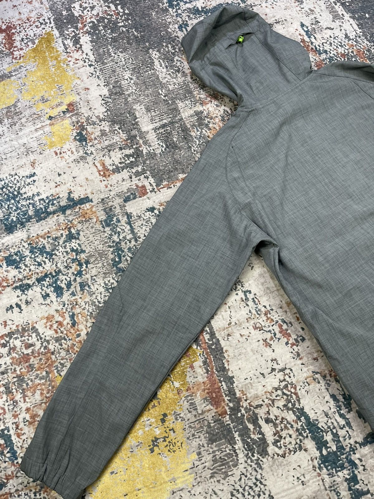 Japanese Brand Double Diamond Softshell Neon Grey Jacket Size US M / EU 48-50 / 2 - 3 Thumbnail