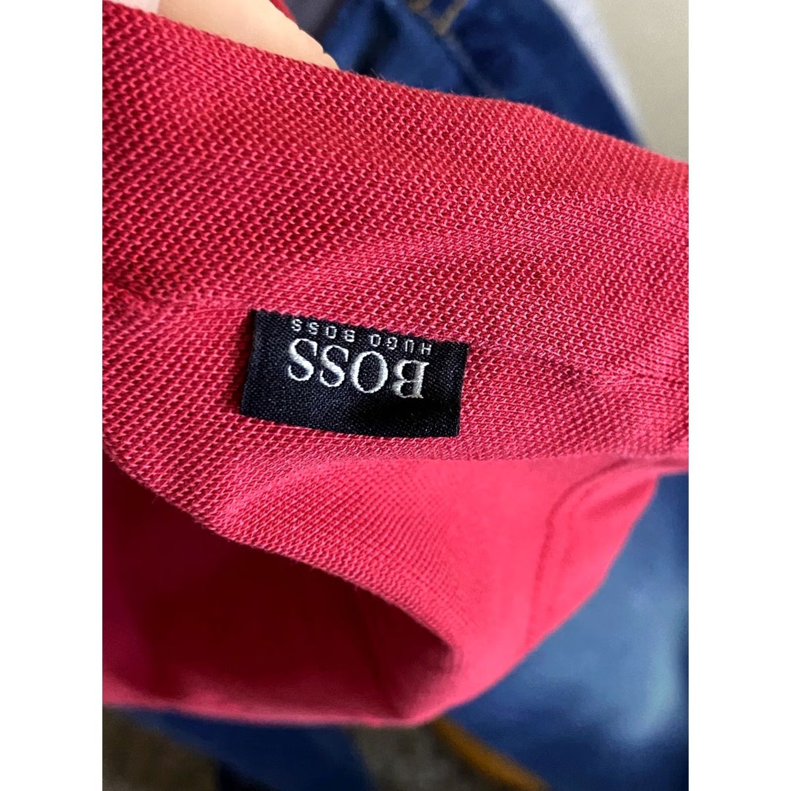 Hugo Boss Hugo Boss Polo Shirt L Regular Men Sharp Color 30.5 Length Reddish Pima Ctn Size US L / EU 52-54 / 3 - 2 Thumbnail