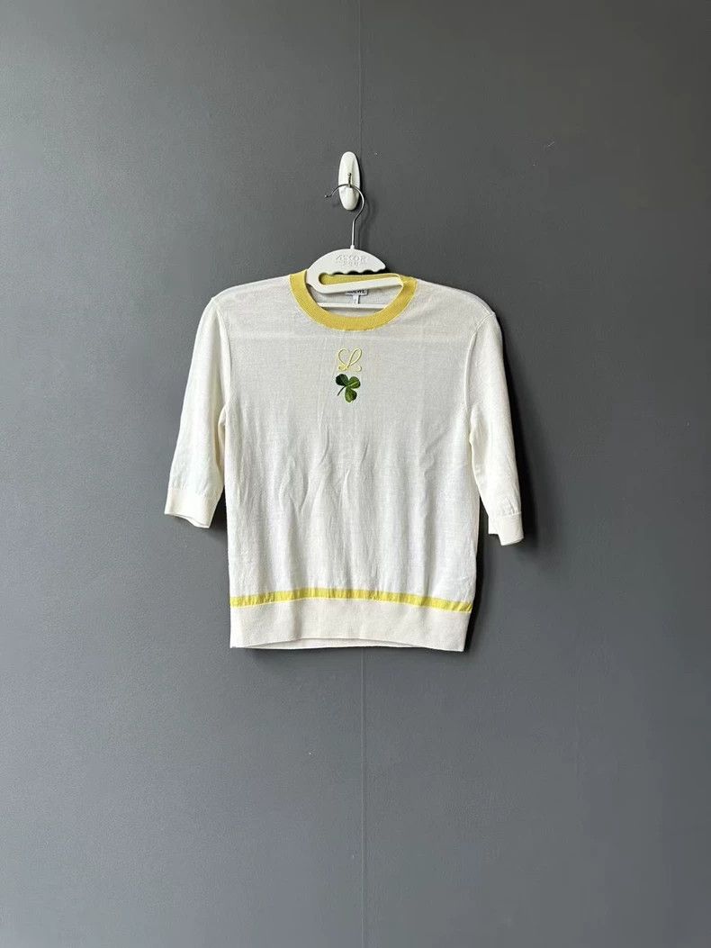 Loewe LOEWE Wool knitted short sleeve Size S / US 4 / IT 40 - 1 Thumbnail