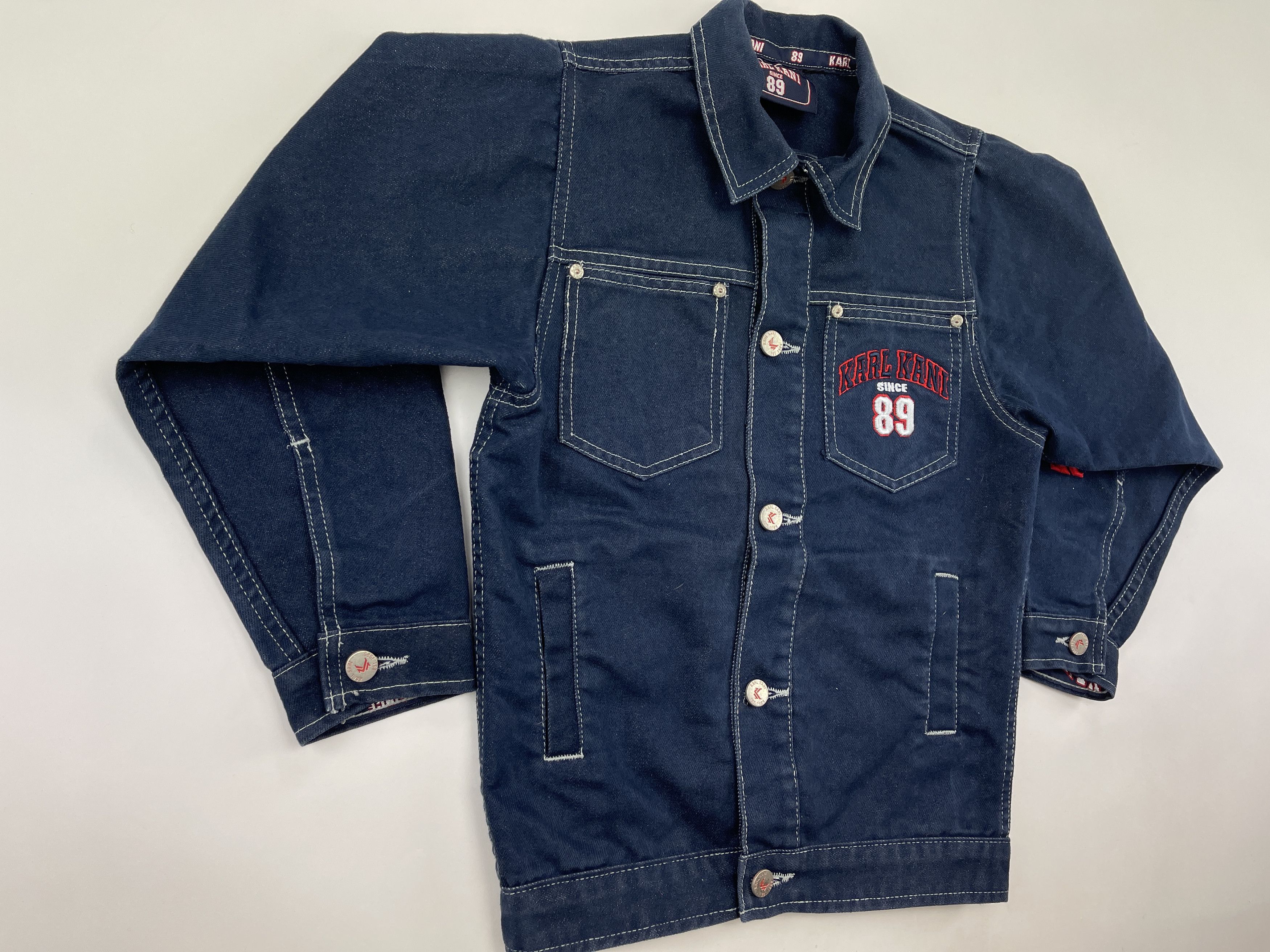 Karl Kani Womens Karl Kani jeans jacket, vintage Kani Ladies denim XS Size XS / US 0-2 / IT 36-38 - 11 Thumbnail
