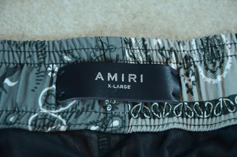 Amiri Amiri size XL gray waist fruit patterned shorts beach pants Size US 30 / EU 46 - 8 Thumbnail