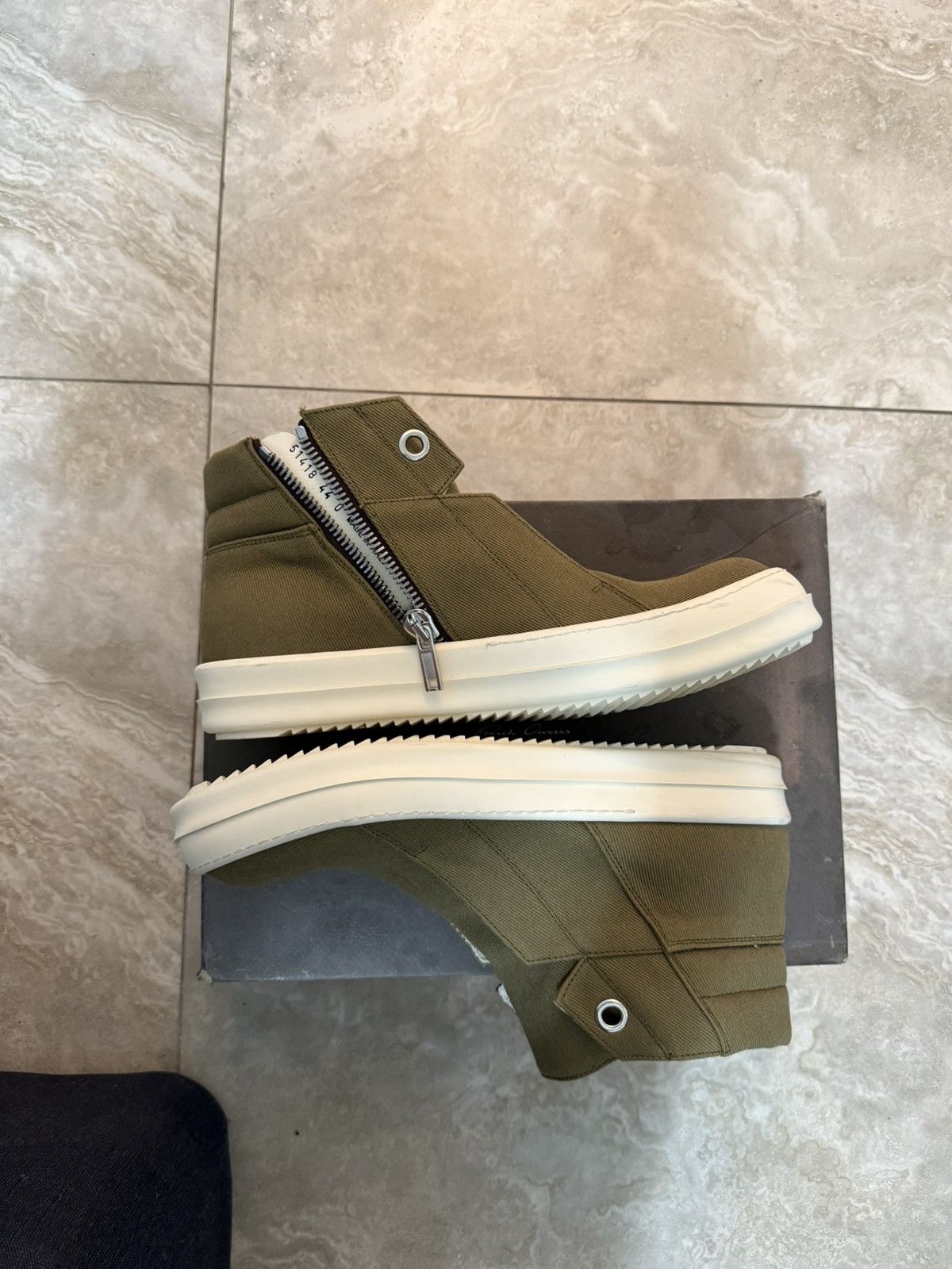 Rick Owens Island Dunk Rick Owen’s Mid Top Size US 11 / EU 44 - 3 Thumbnail