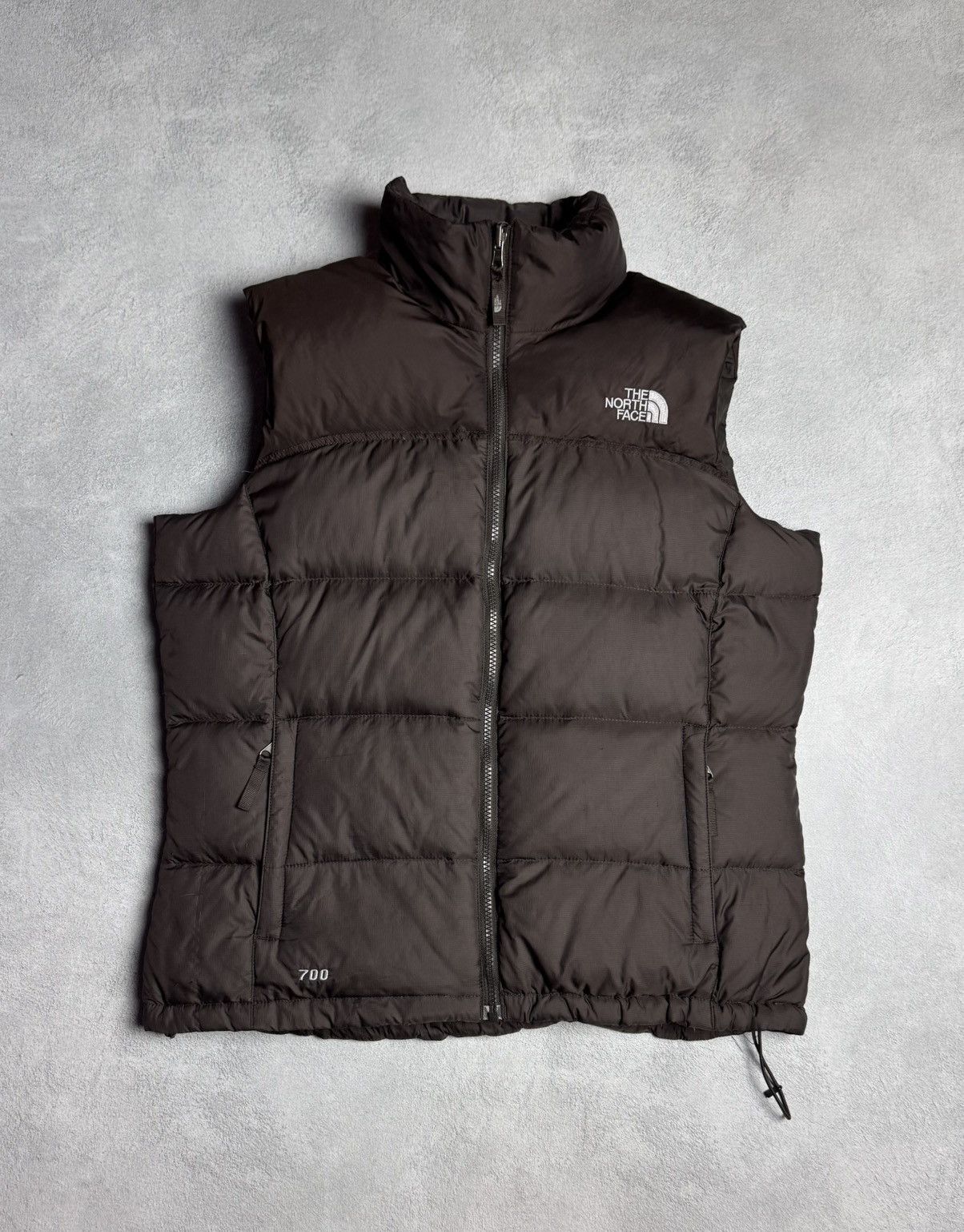The North Face The North Face 700 Nuptse Brown Puffer Vest Gilet Size L / US 10 / IT 46 - 1 Thumbnail