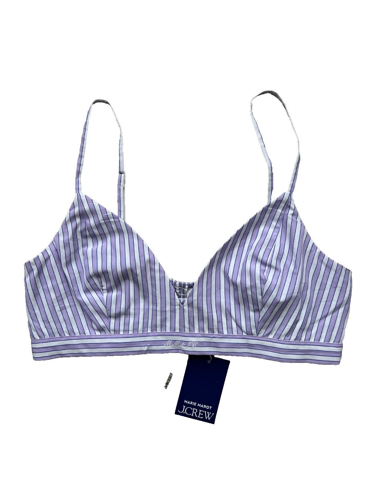 J.Crew Marie Marot X J.Crew Bralette Top Thomas Mason Poplin ( 10 ) Size L / US 10 / IT 46 - 1 Thumbnail