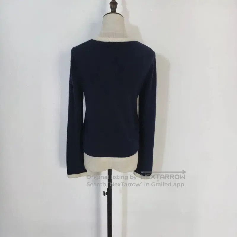 Burberry Burberry Knitted Wool Blend Long Sleeve Cardigan. Size M / US 6-8 / IT 42-44 - 4 Thumbnail