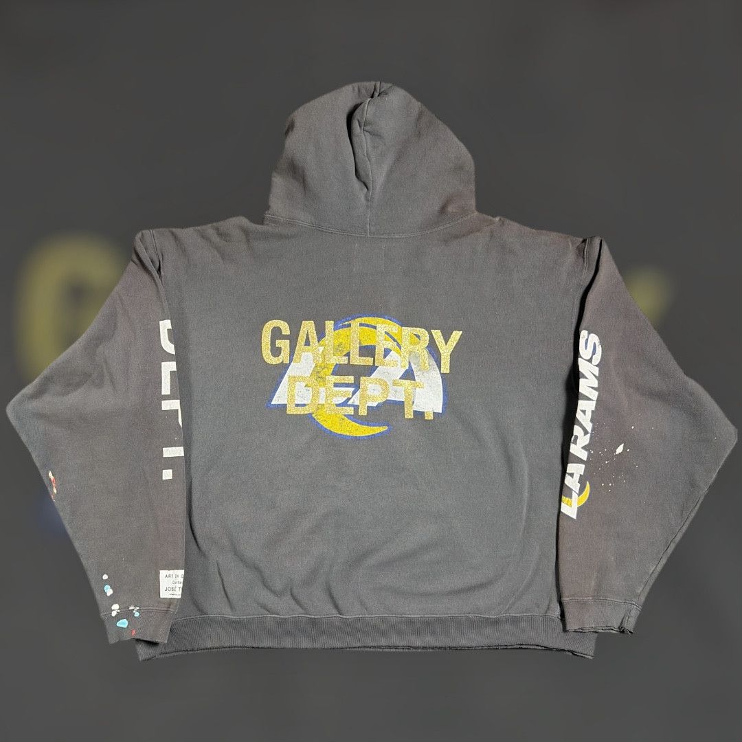 Gallery Dept. × NFL Gallery Dept. LA Rams 90s Vintage Hoodie Size US XL / EU 56 / 4 - 3 Thumbnail