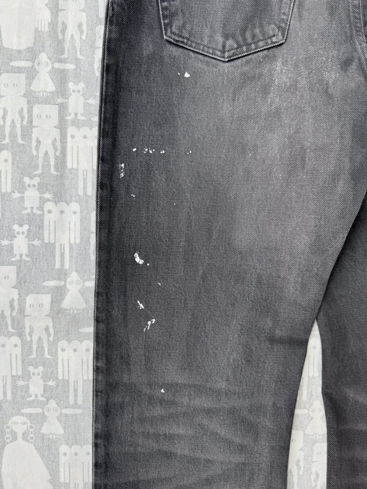 Helmut Lang Helmut Lang AW00 Painter Charcoal Classic Cut Denim Jeans Size US 30 / EU 46 - 8 Thumbnail